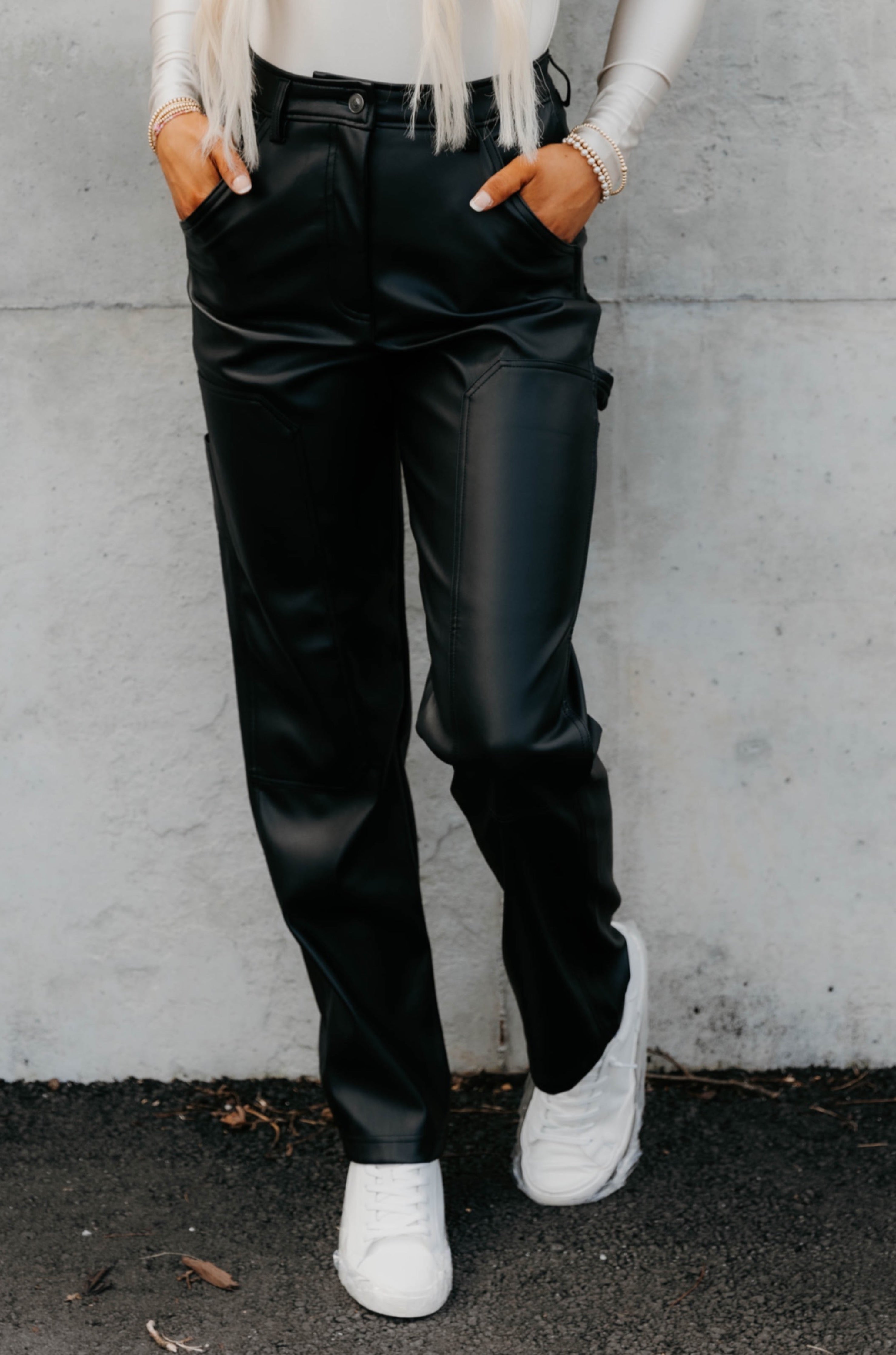 Carmine Vegan Leather Pant - Final Sale 50% off in cart