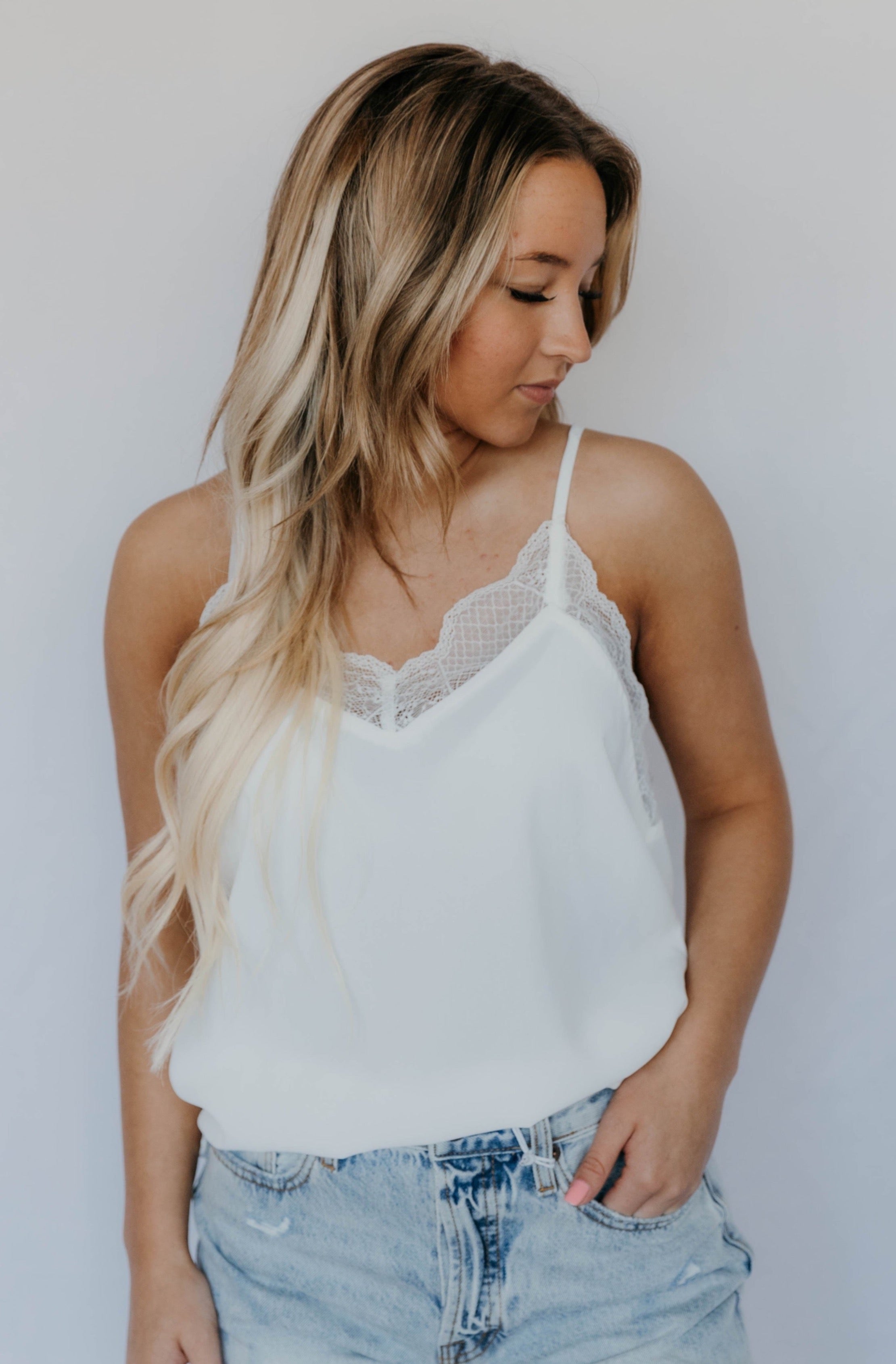 Audrey Lace Cami - Final Sale 30% off in cart