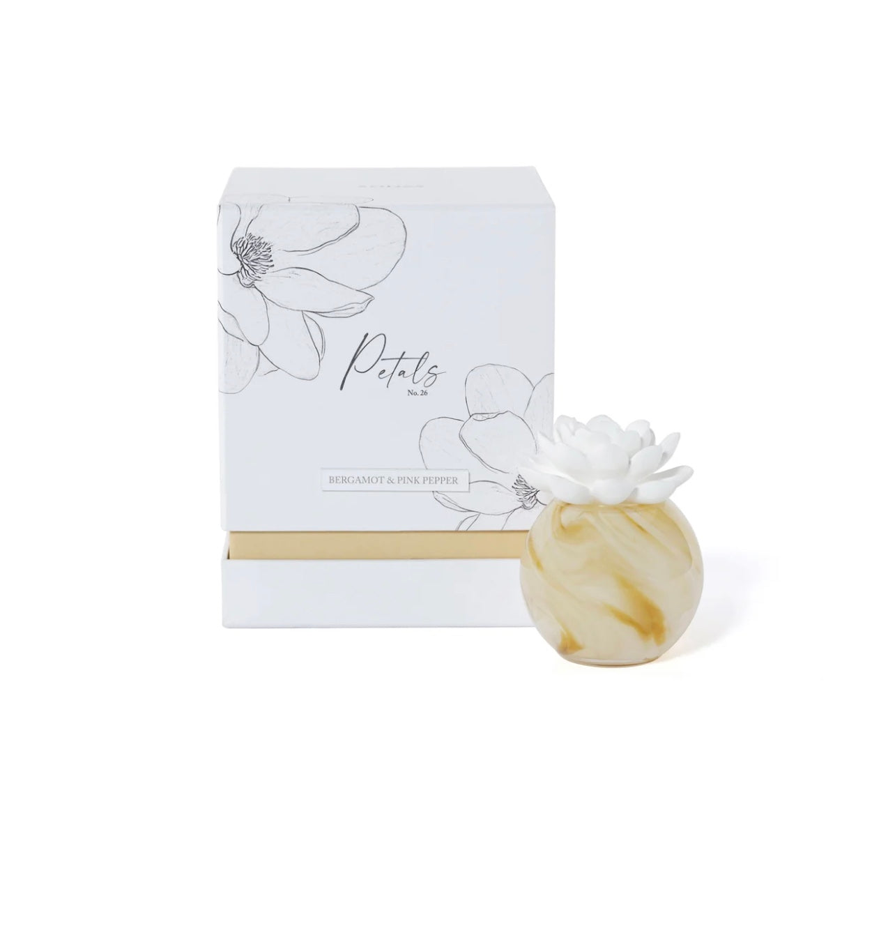 Petals Porcelain Diffuser - 1.69 oz