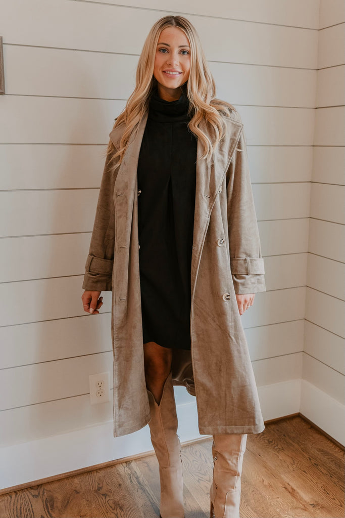 Z Supply Dorian Suede Trench Coat – Treehouse On Main