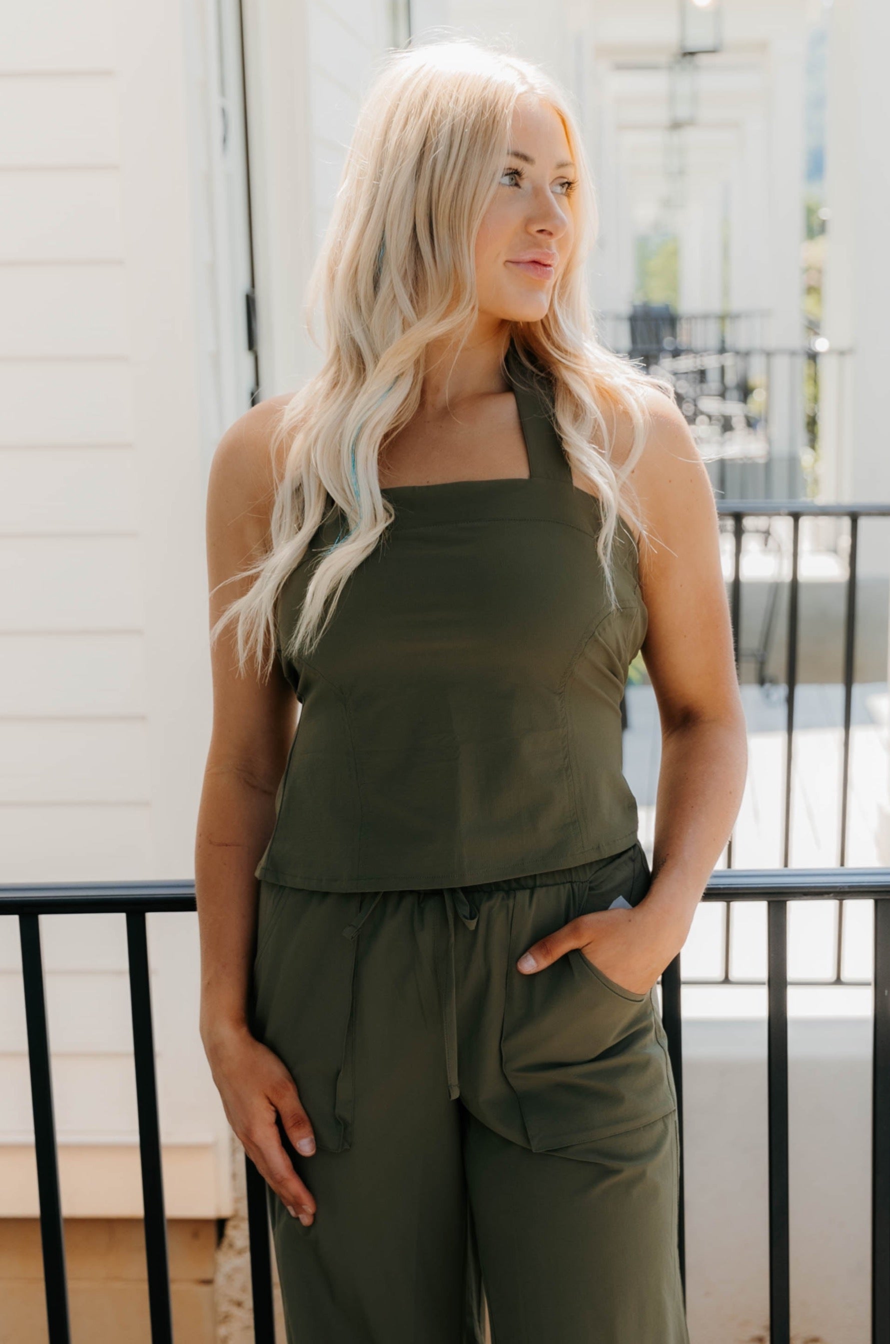 Avah Adjustable Halter Top - Final Sale 40% off in cart