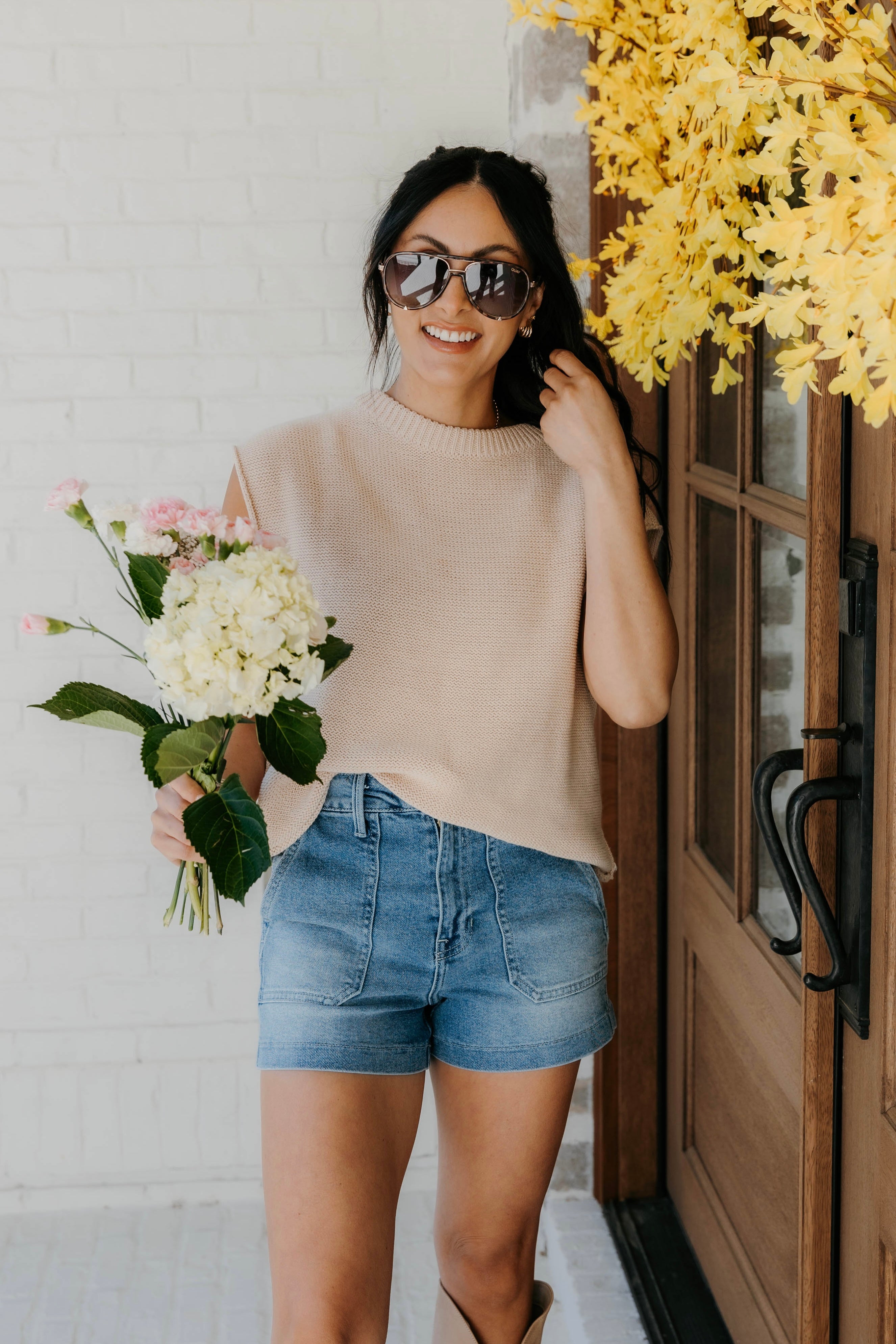 Jessie Boxy Knit Sweater Top - Final Sale 25% off in cart