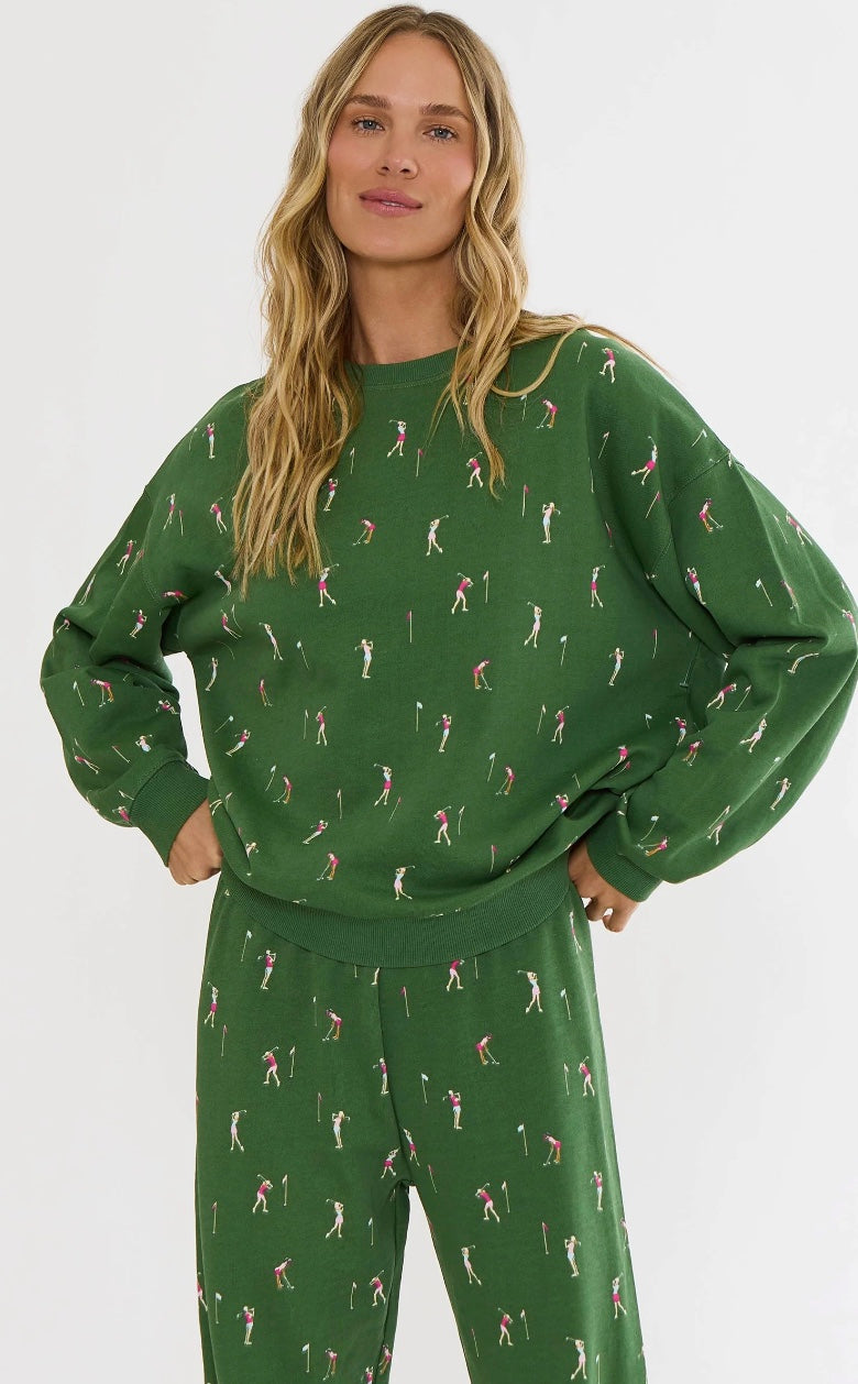 Beach Riot Devyn Oversized Sweatshirt Under Par