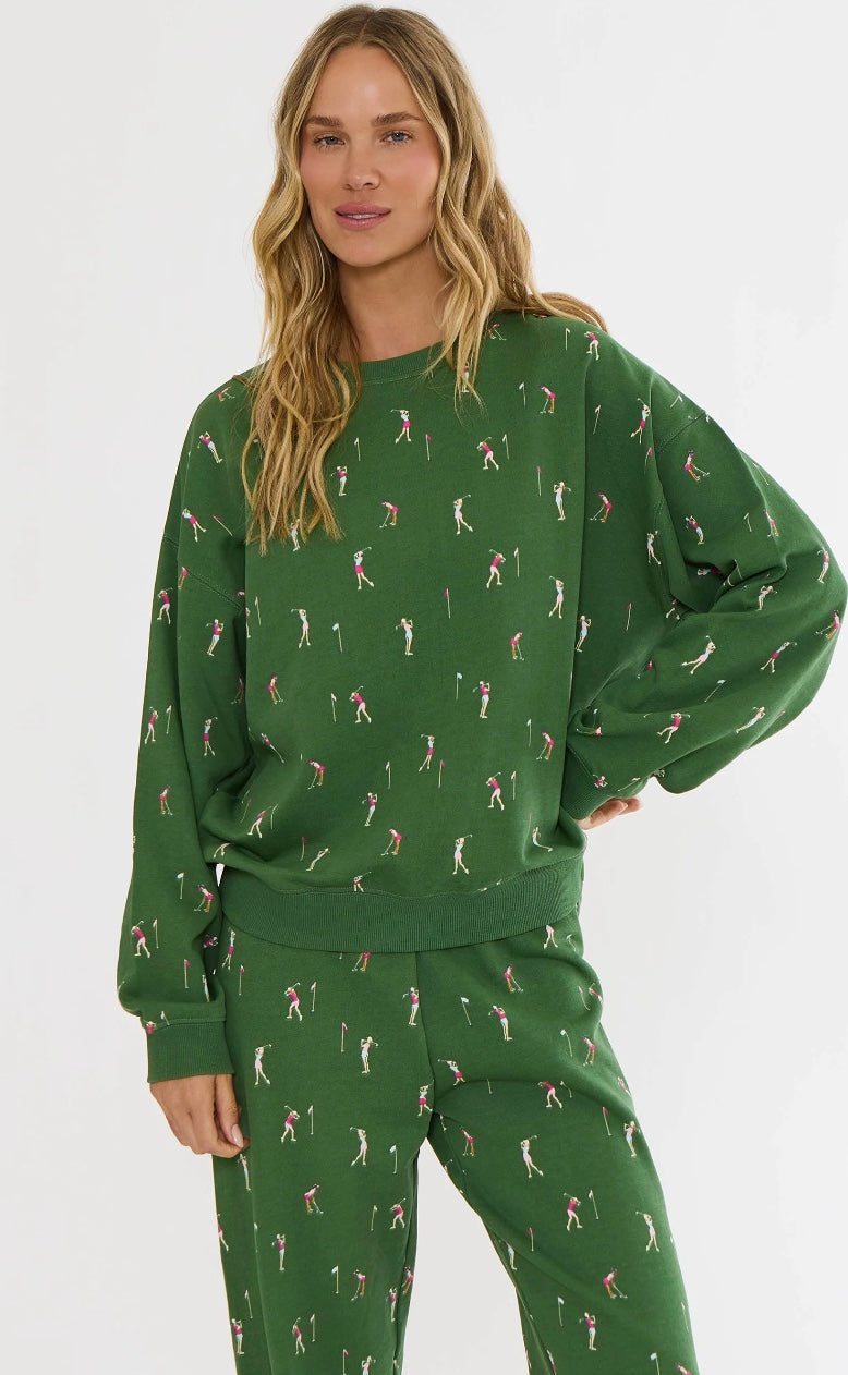 Beach Riot Devyn Oversized Sweatshirt Under Par