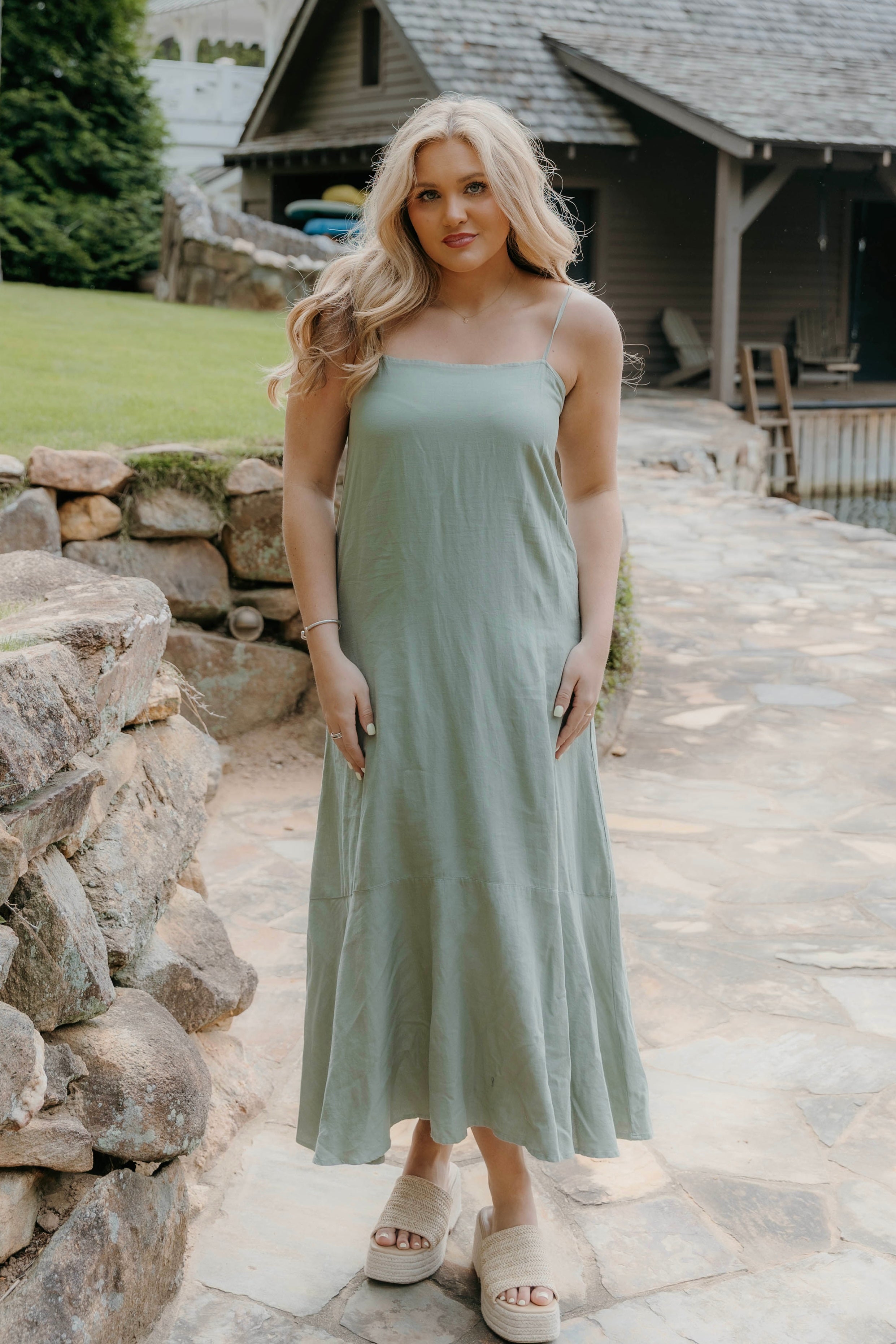 Z Supply Coast Linen Maxi Dress - Final Sale 25% off in cart