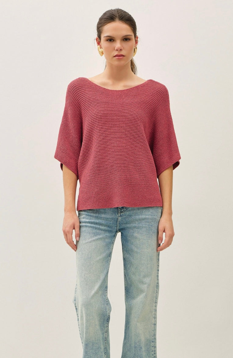 Nova Dolman Sweater Top