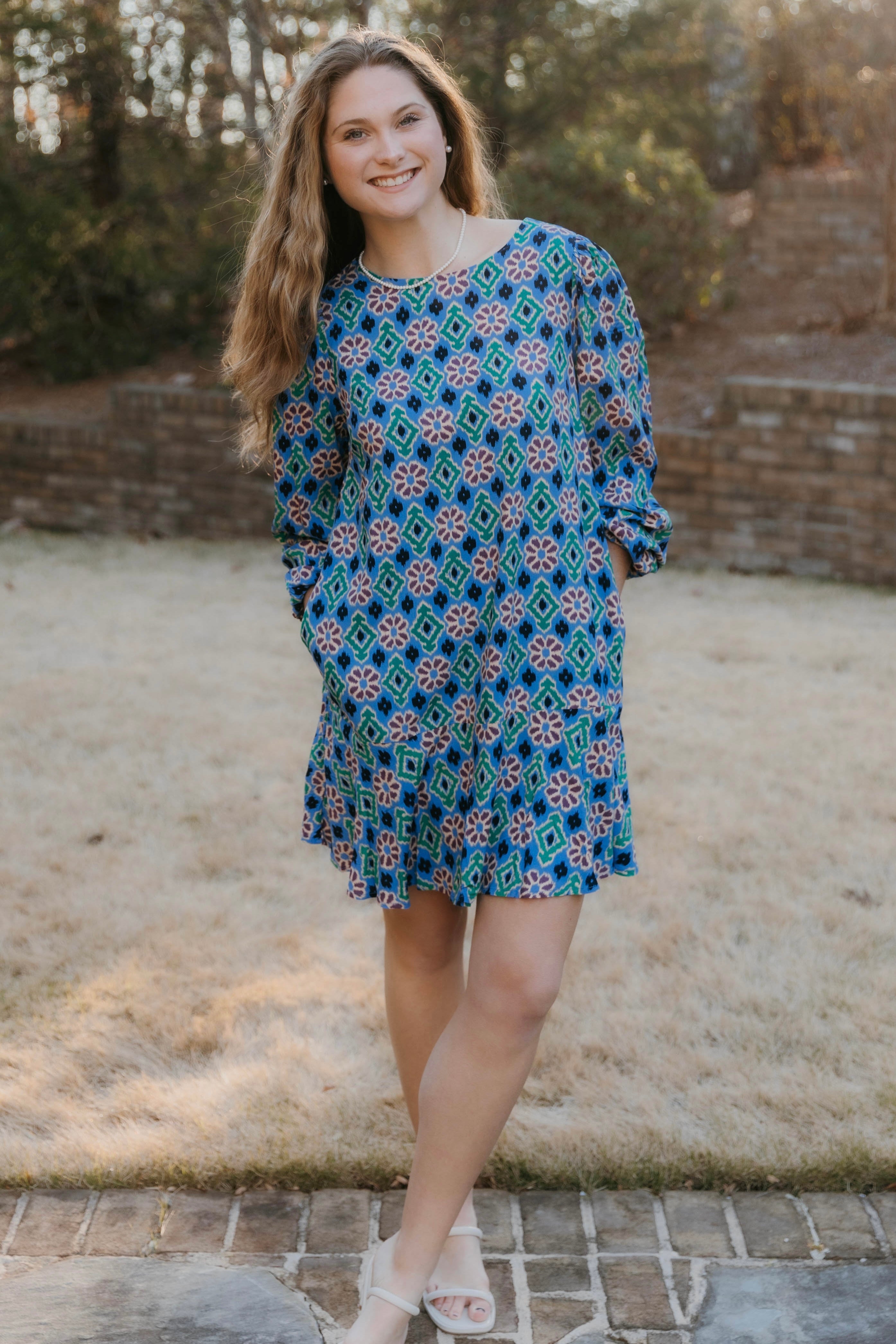 Nyla Long Sleeve Tunic Dress