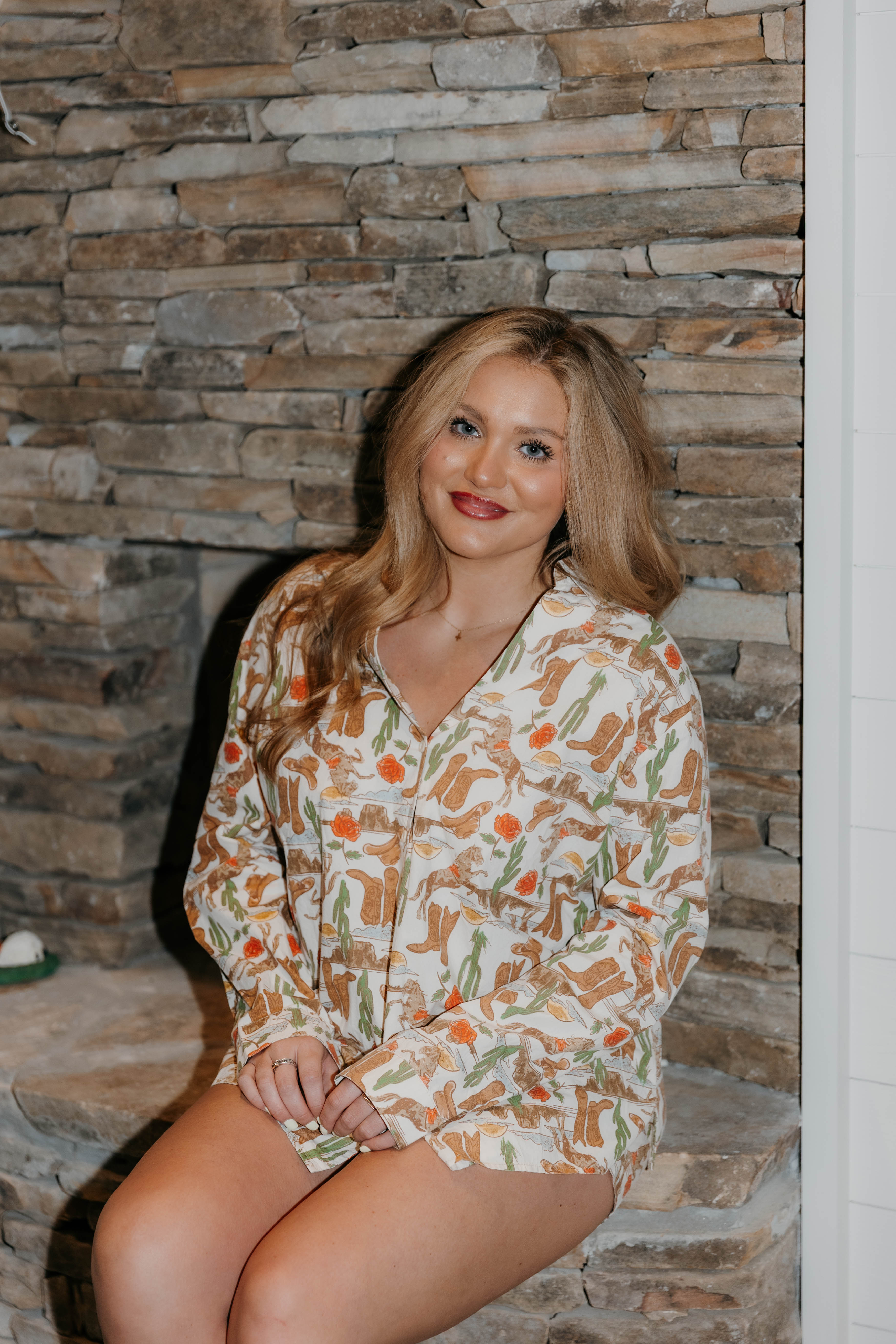 Show Me Your Mumu Early Riser PJ Set - Rodeo Escape