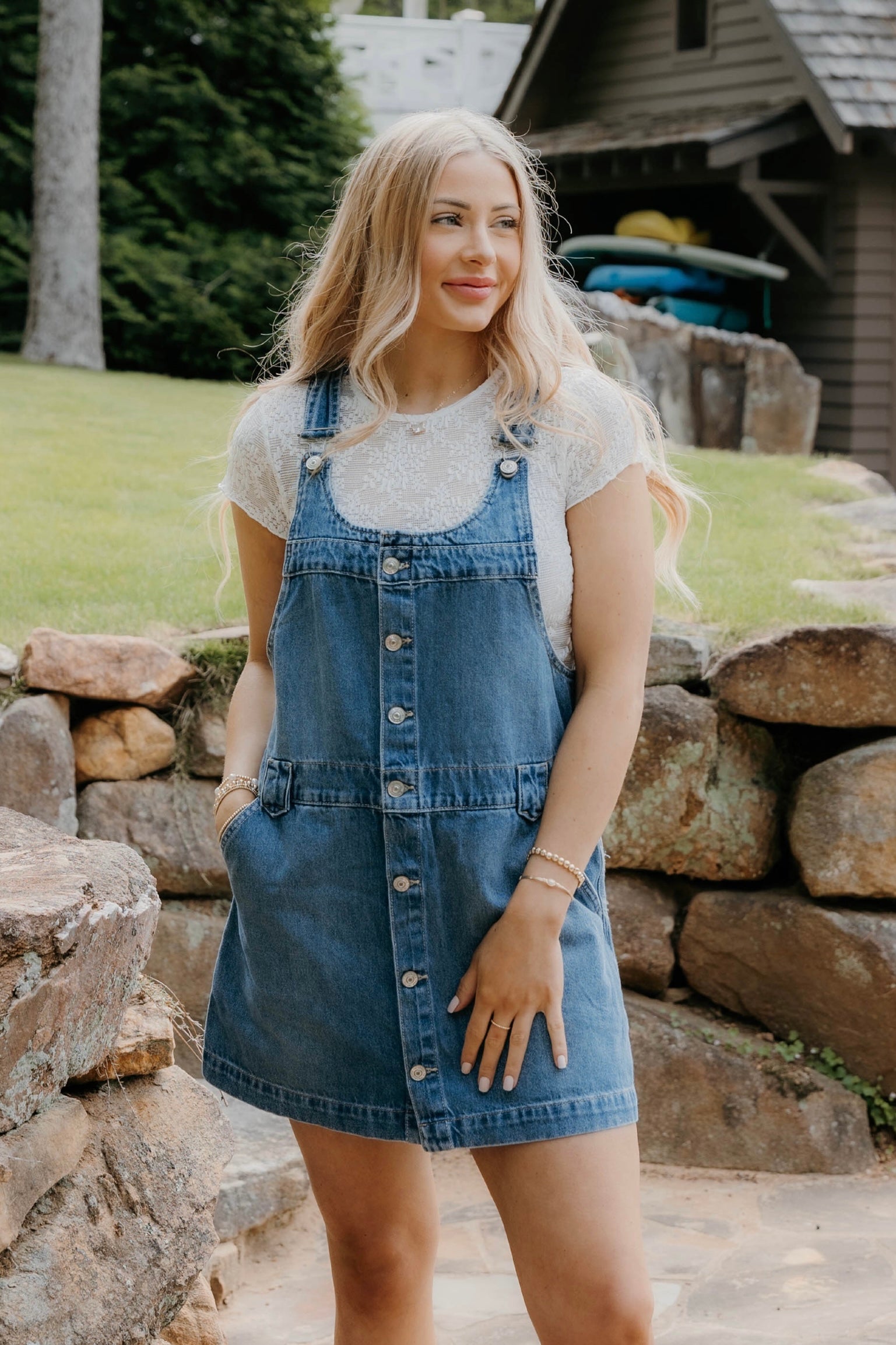 Free People Edie Denim Skirtall
