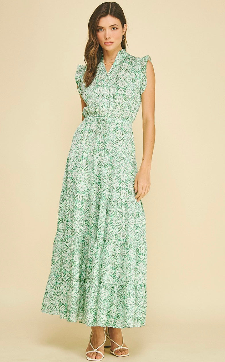 Willow Mint Maxi Dress
