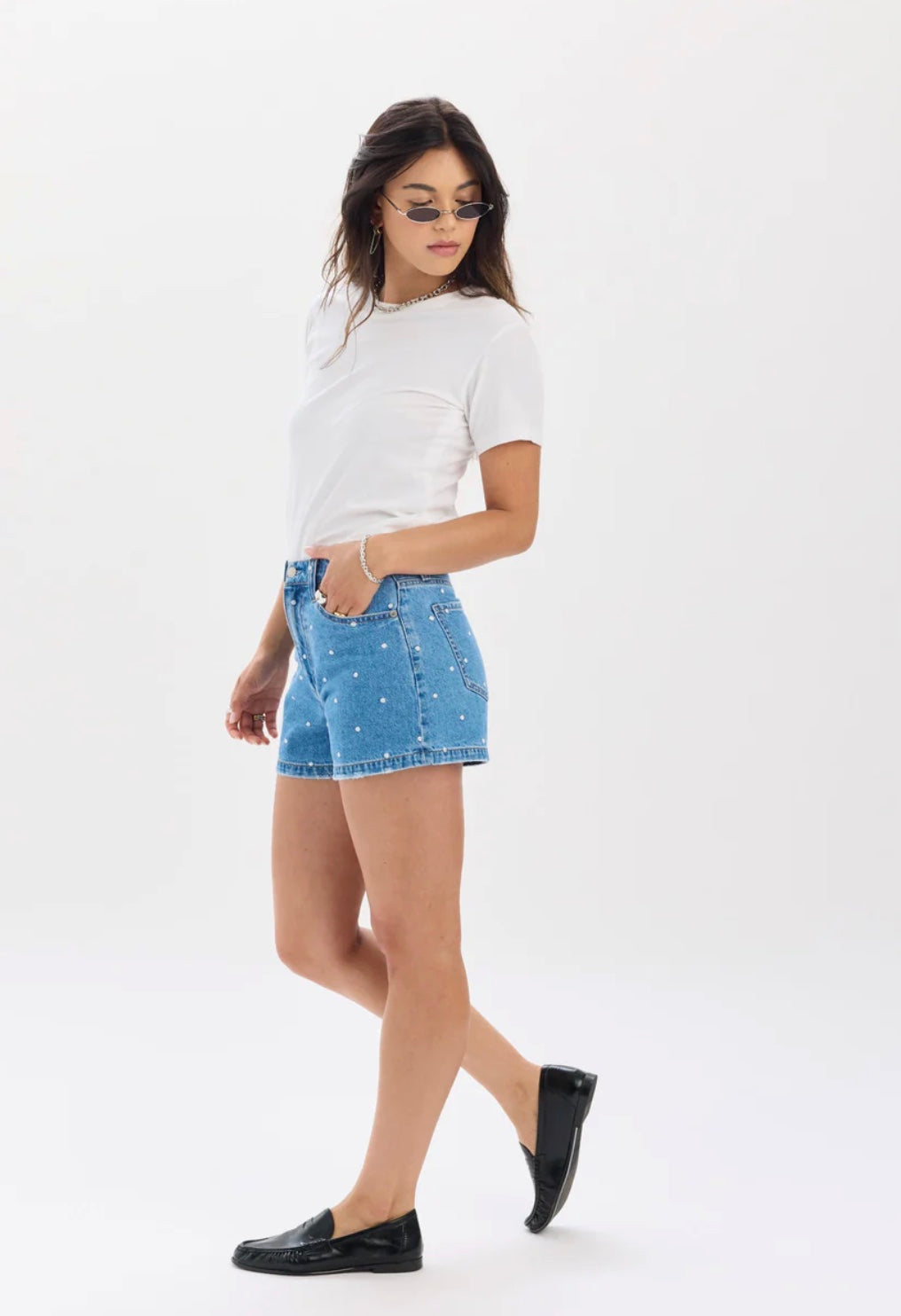 Daze The Knockout High Rise Short in Full Circle
