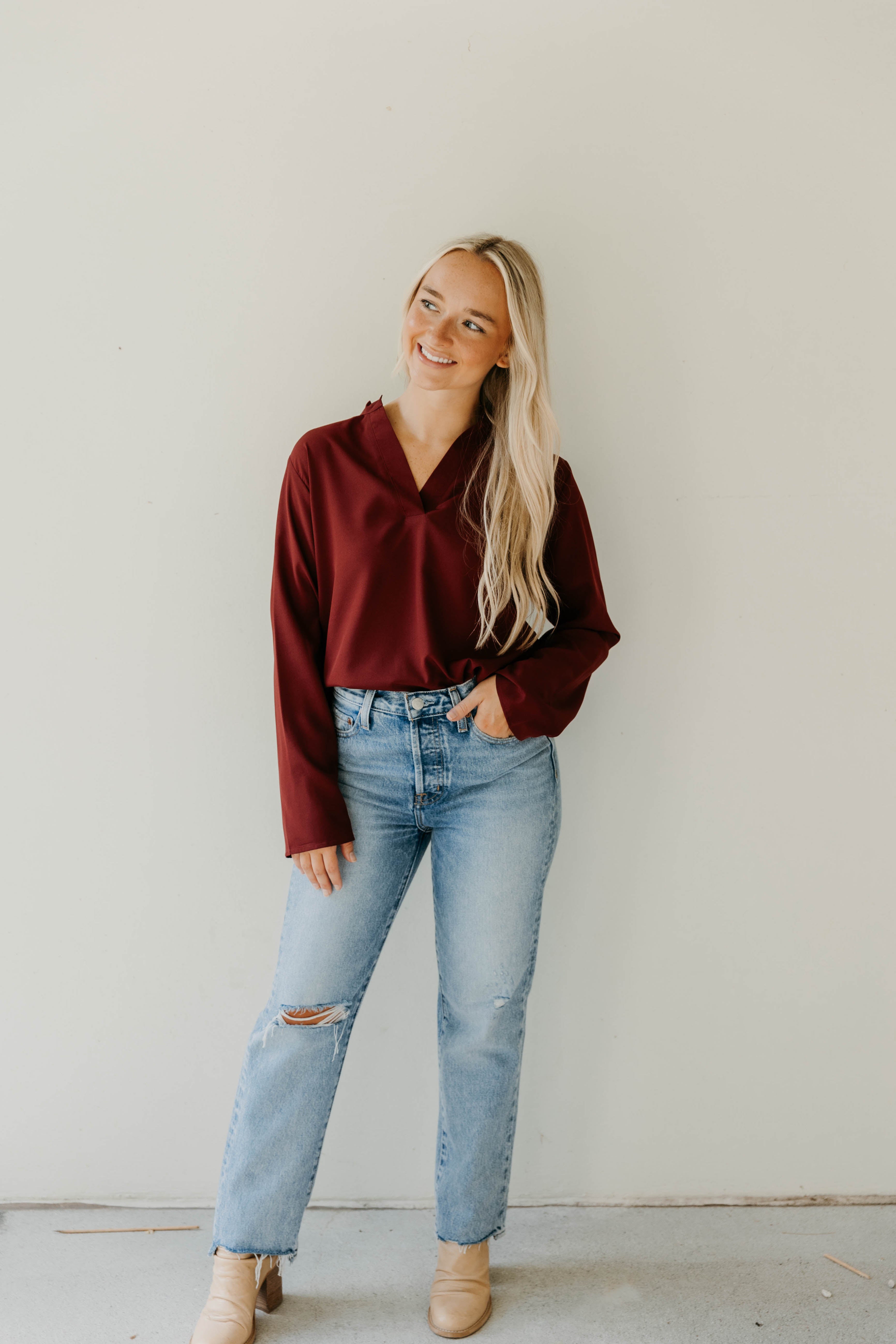 Mya Long Sleeve Top - Final Sale 40% off in cart