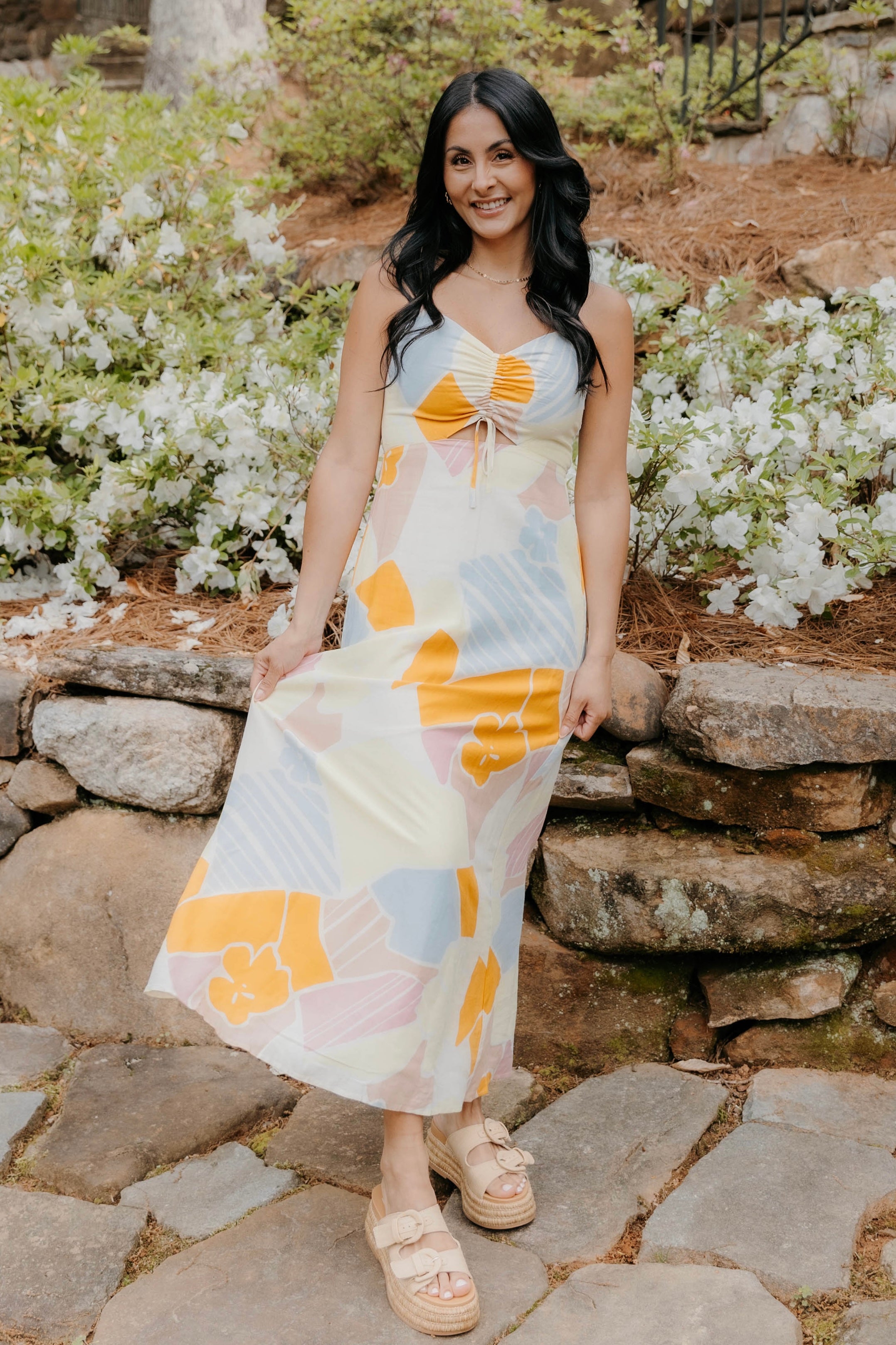 Z Supply Aura Riviera Floral Maxi Dress - Final Sale 40% off in cart