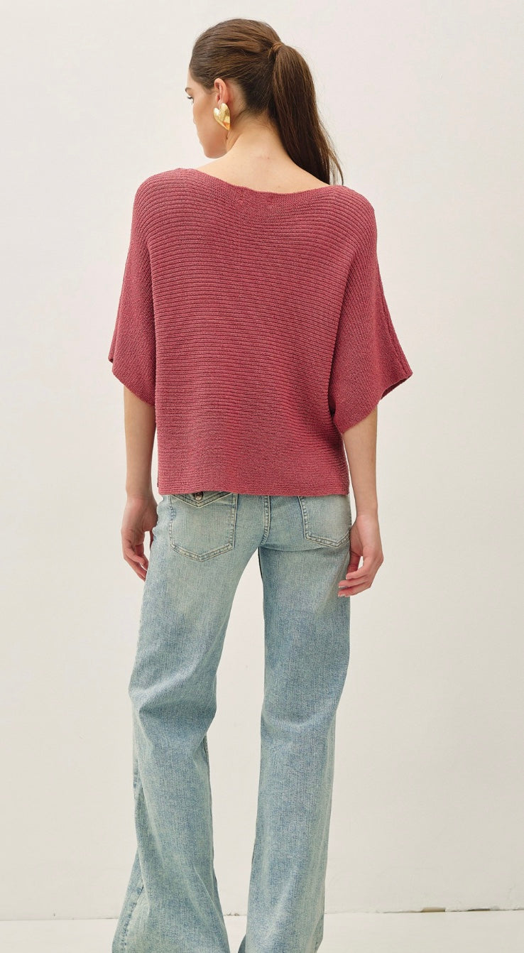 Nova Dolman Sweater Top