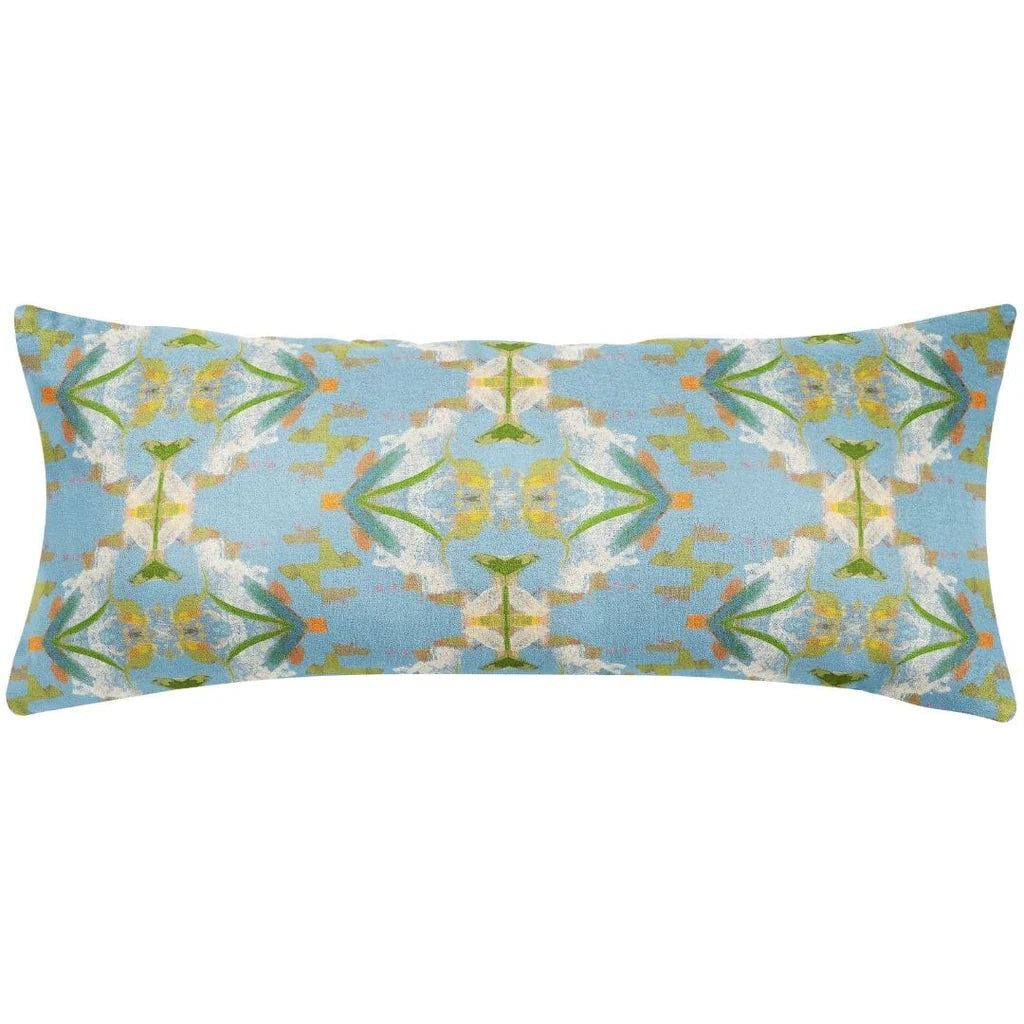 English Garden Blue Pillow