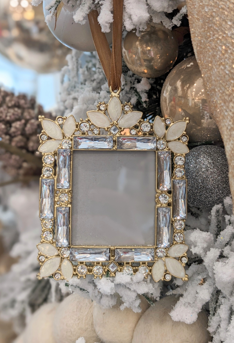 Jeweled Frame Ornament