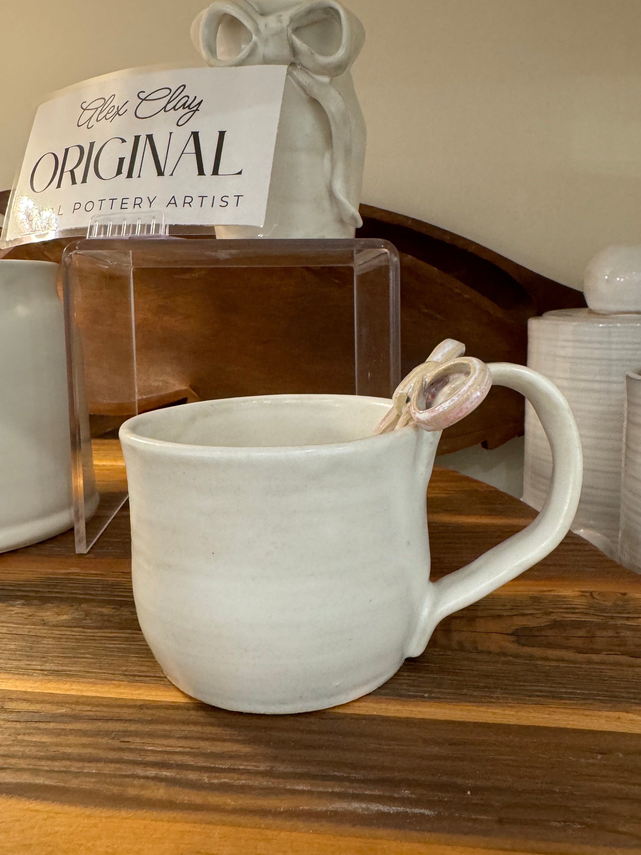 Bow Coffee Mug - Alex Clay Original