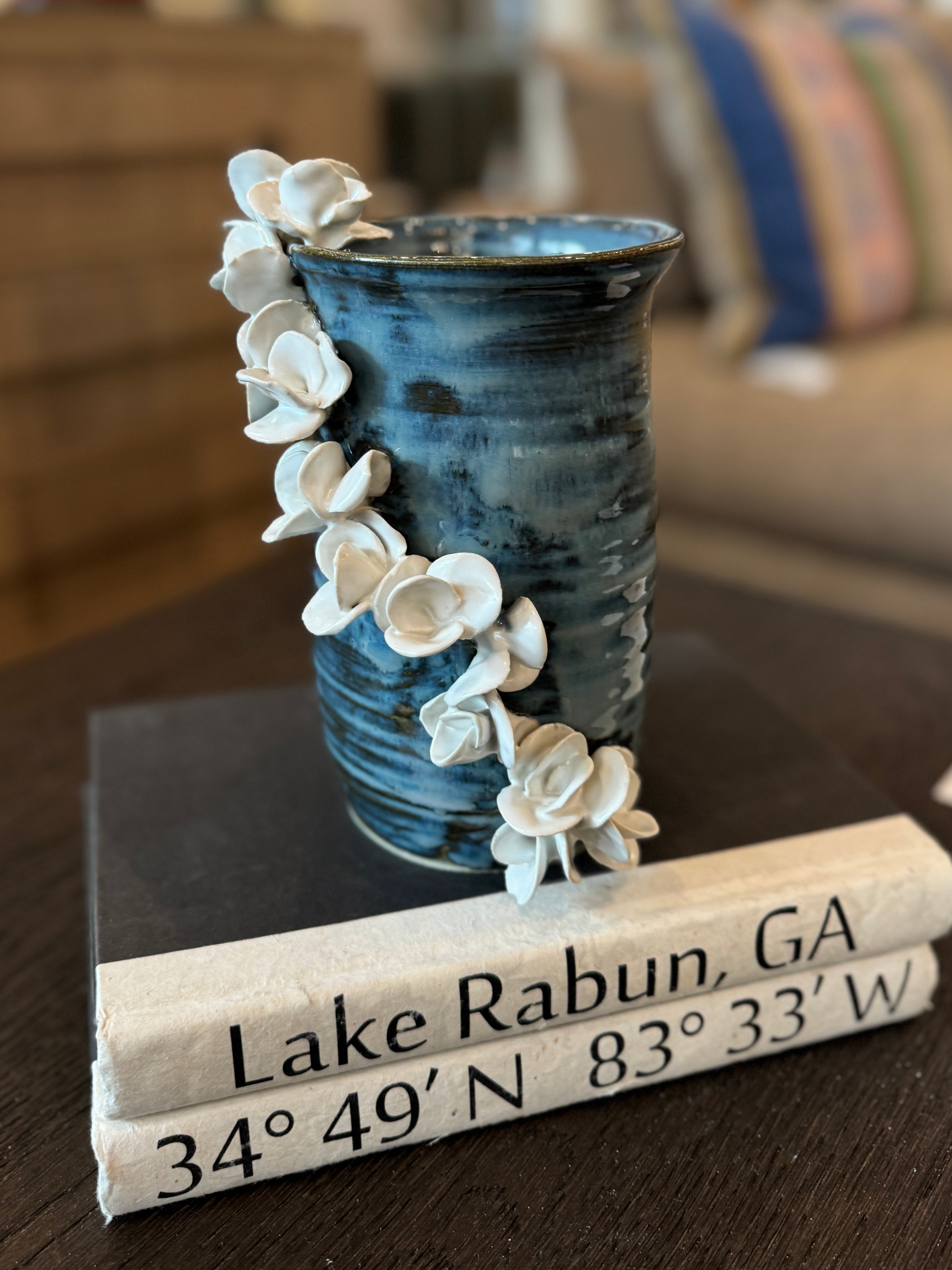 Blue Spring Vase - Alex Clay Original