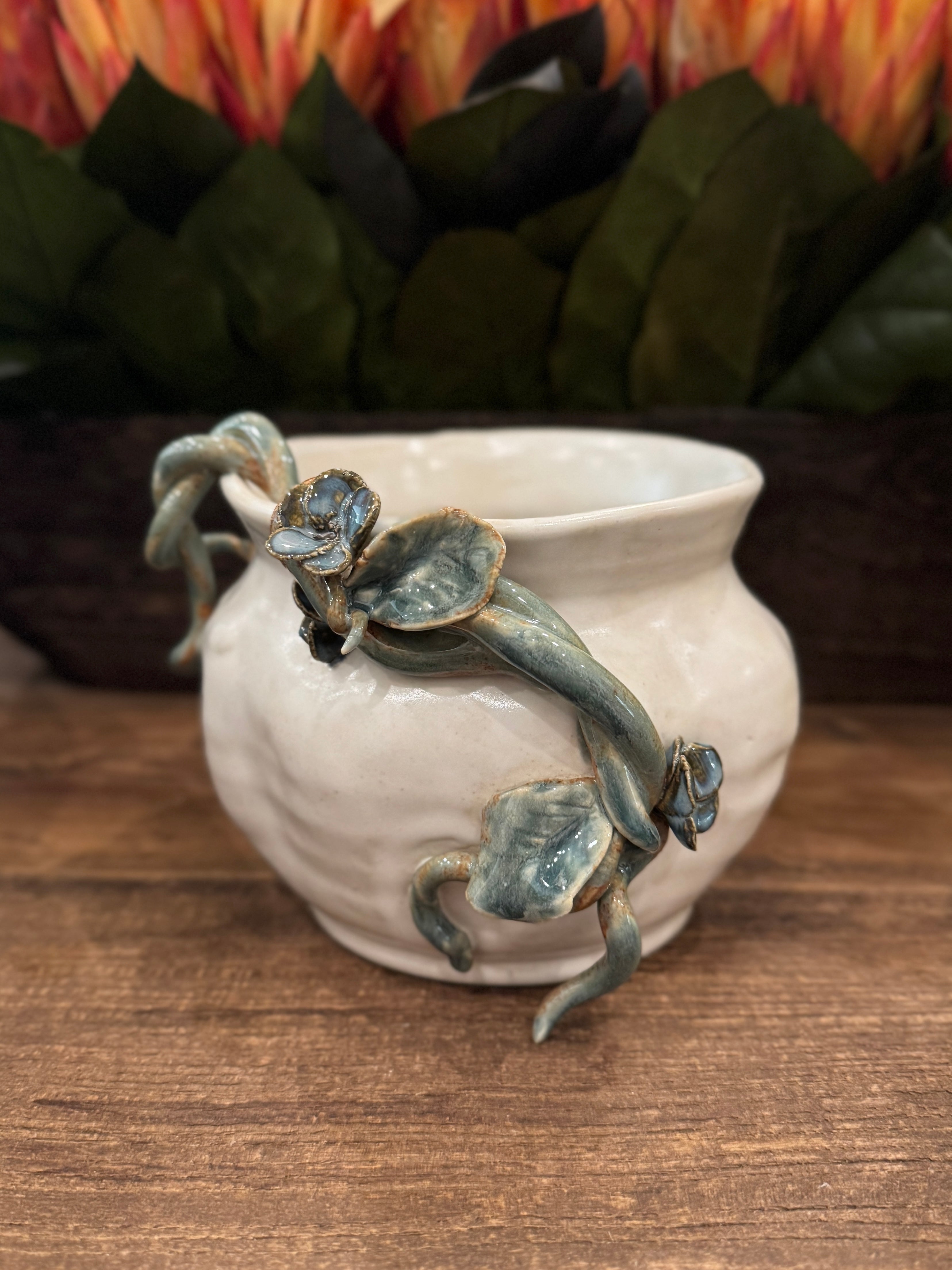 Green Vine Vase - Alex Clay Original