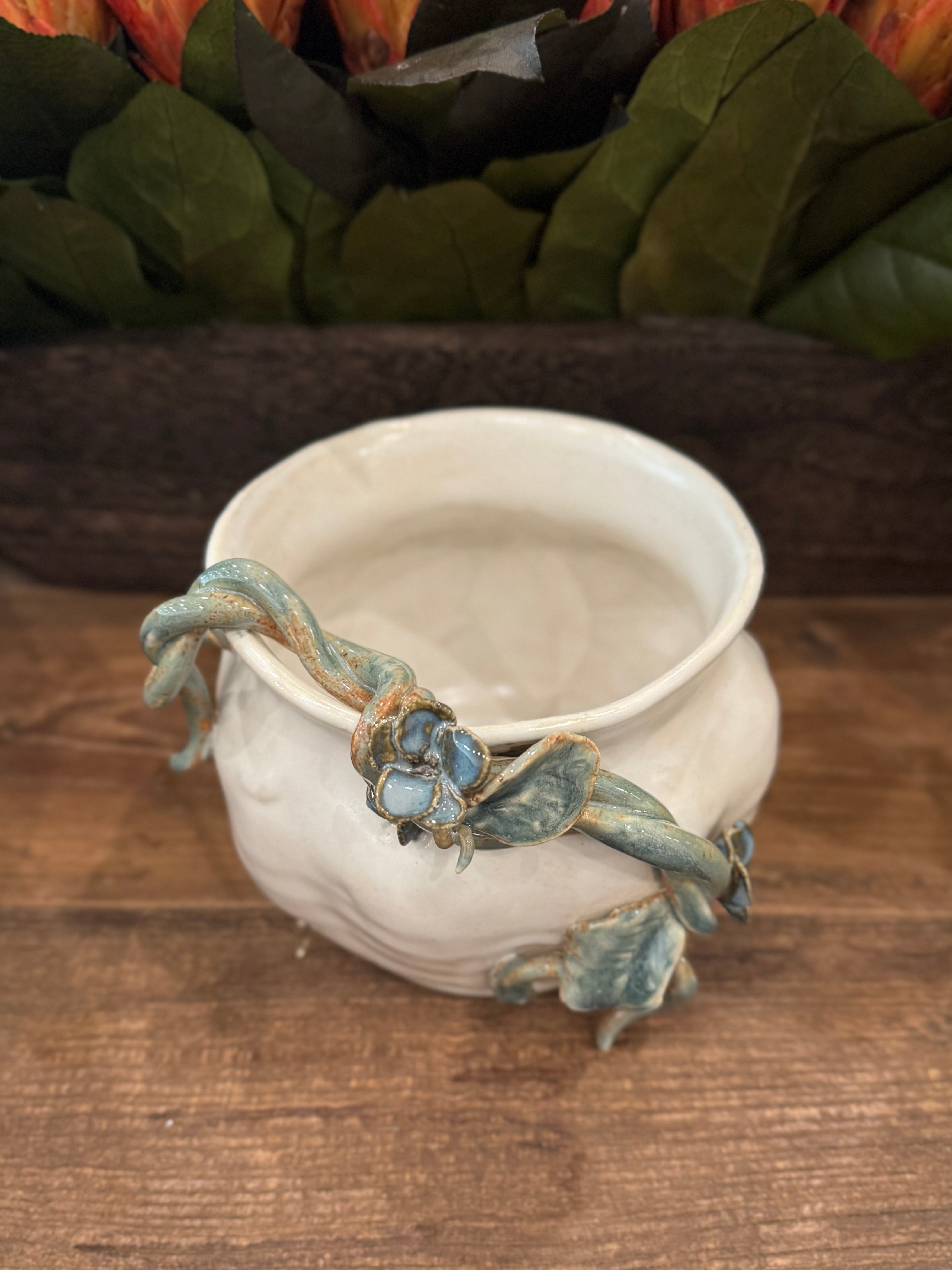 Green Vine Vase - Alex Clay Original