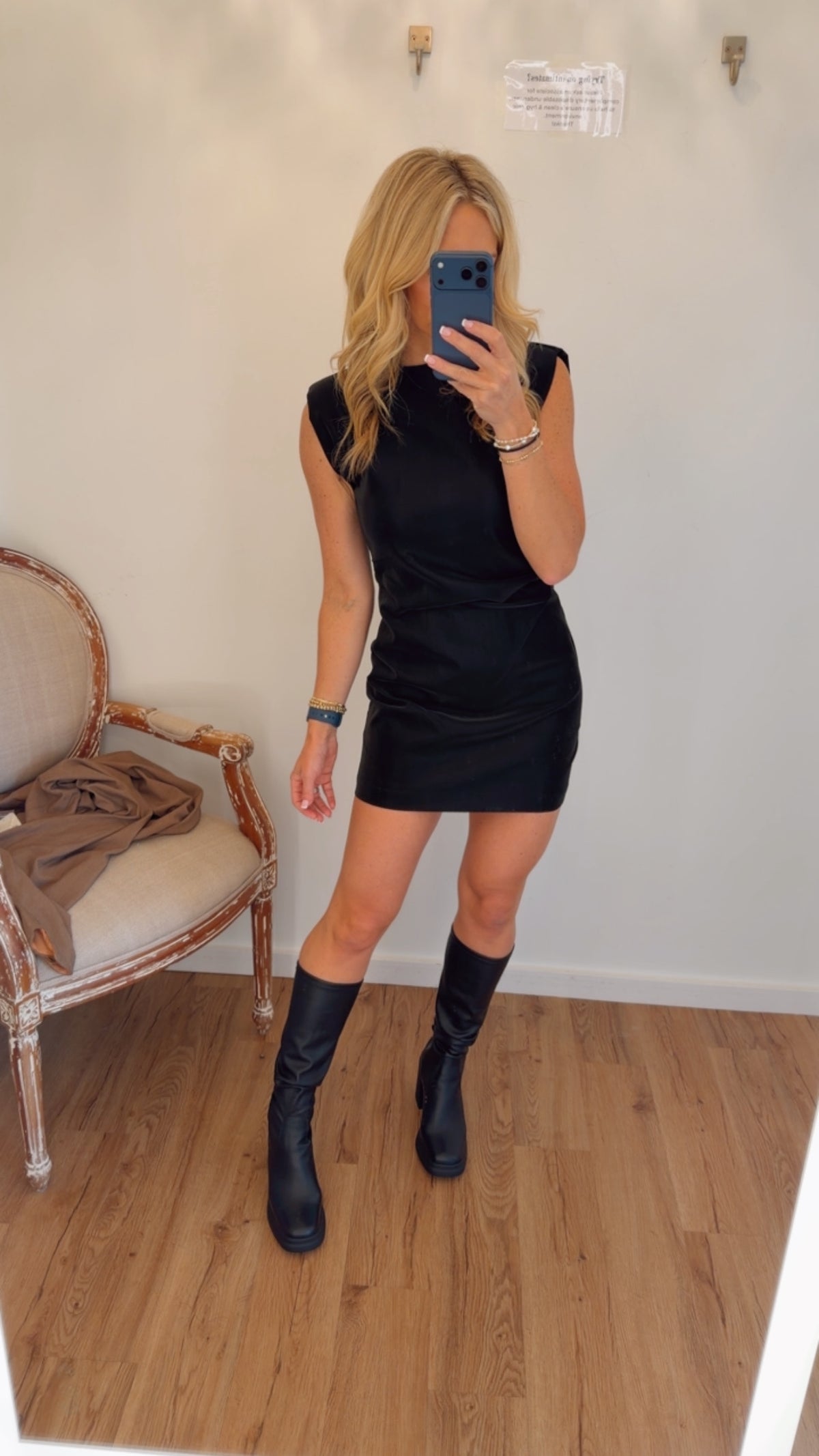 Padi Padded Shoulder Dress