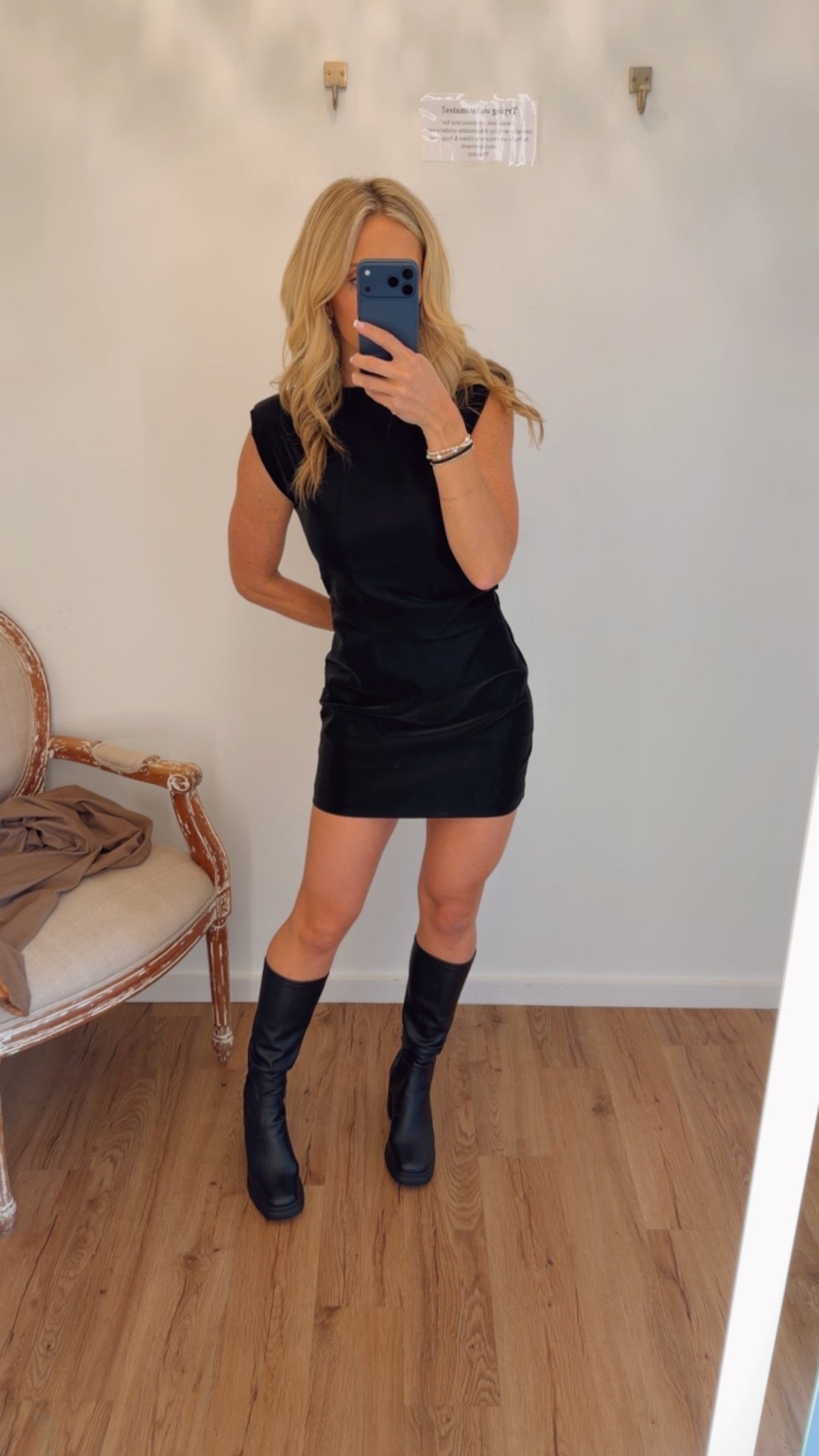 Padi Padded Shoulder Dress