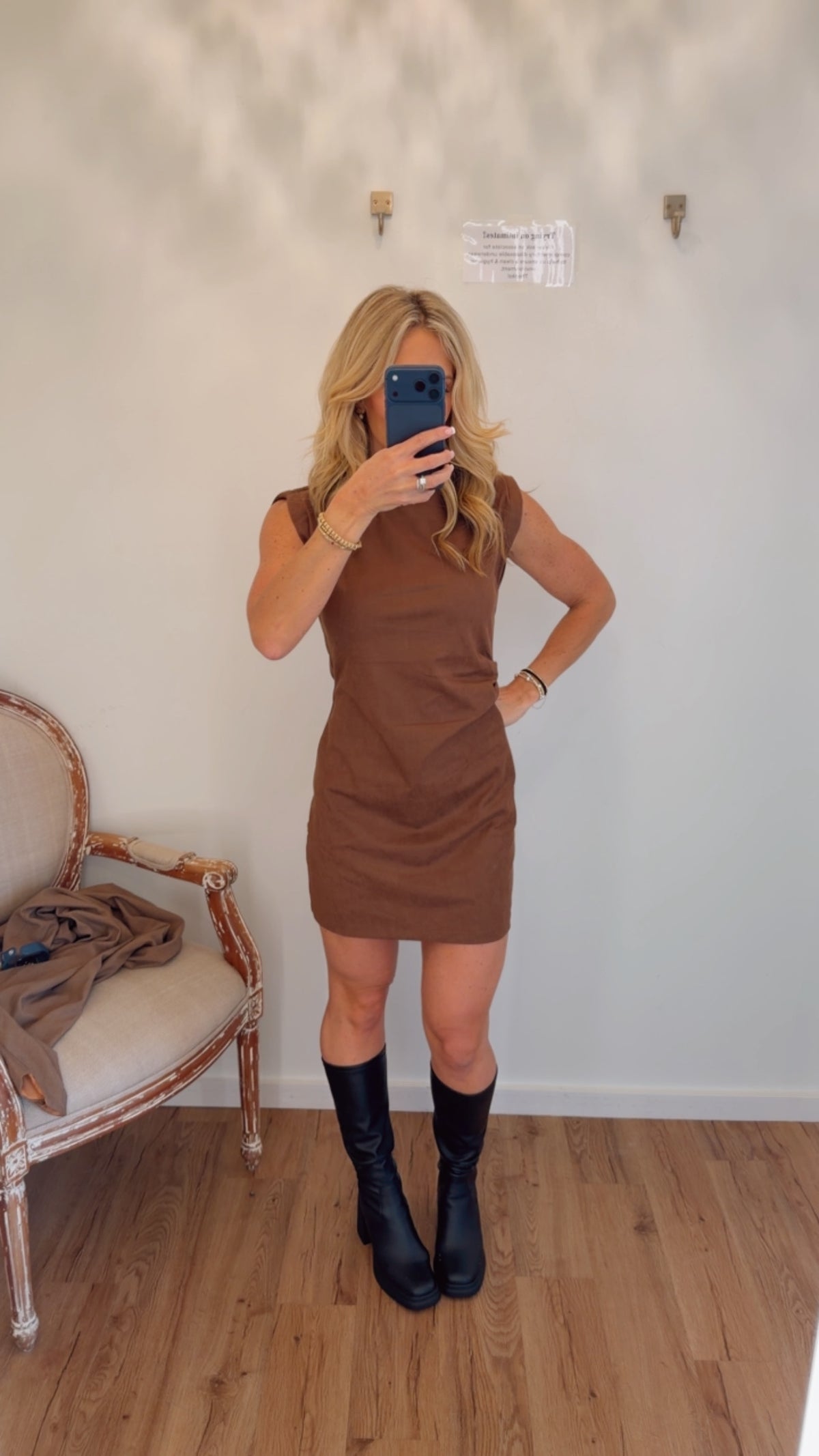 Padi Padded Shoulder Dress