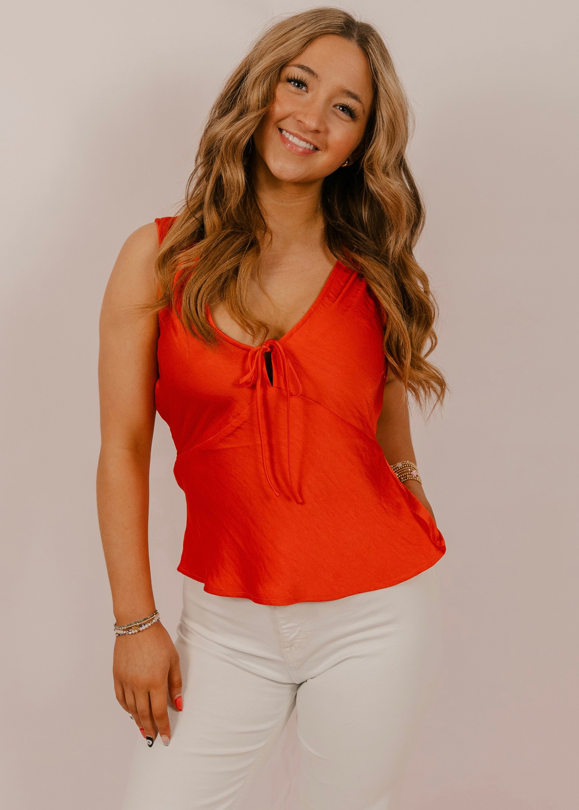 Z Supply Luana Luxe Satin Top