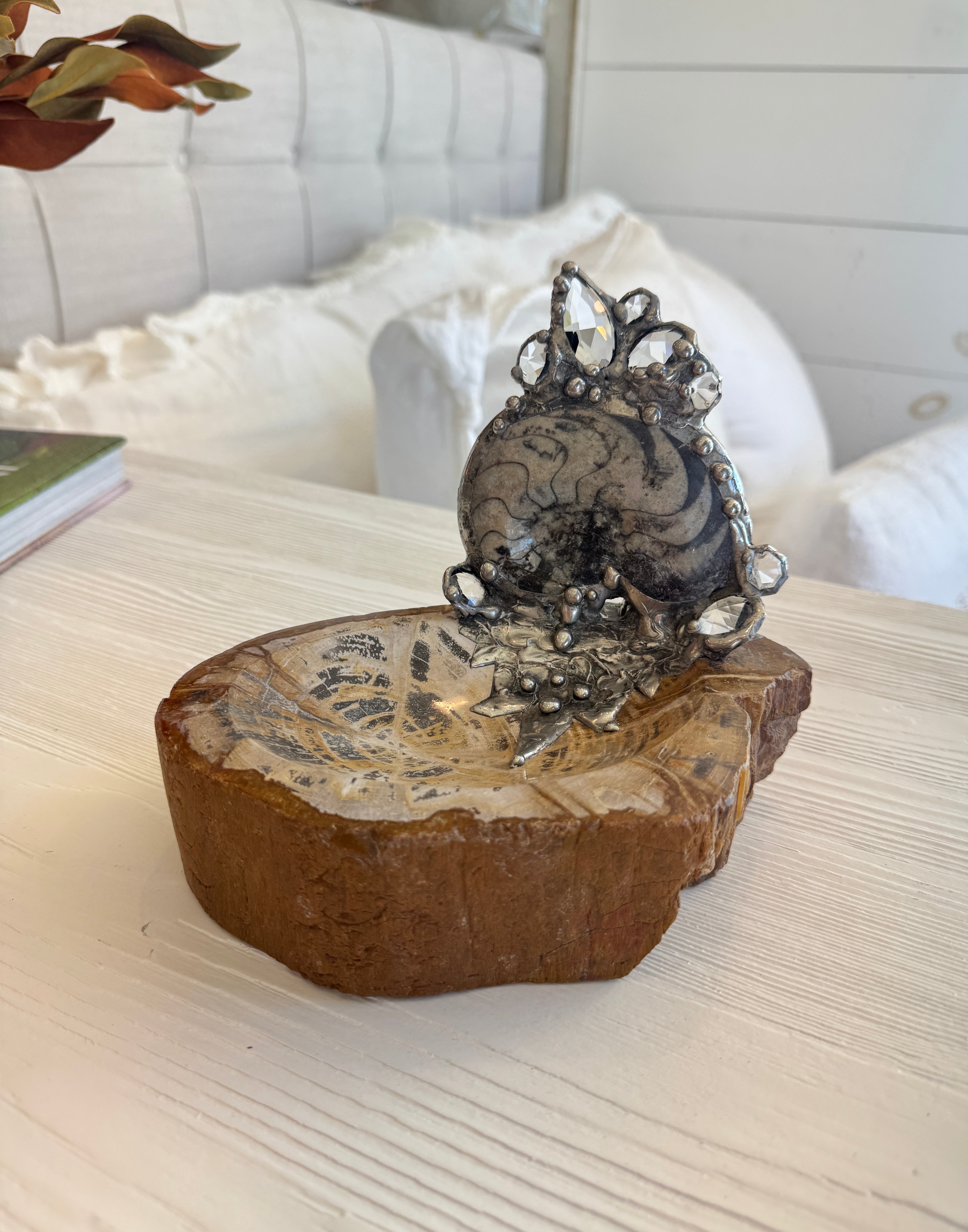 Small Petrified Wood Bowl