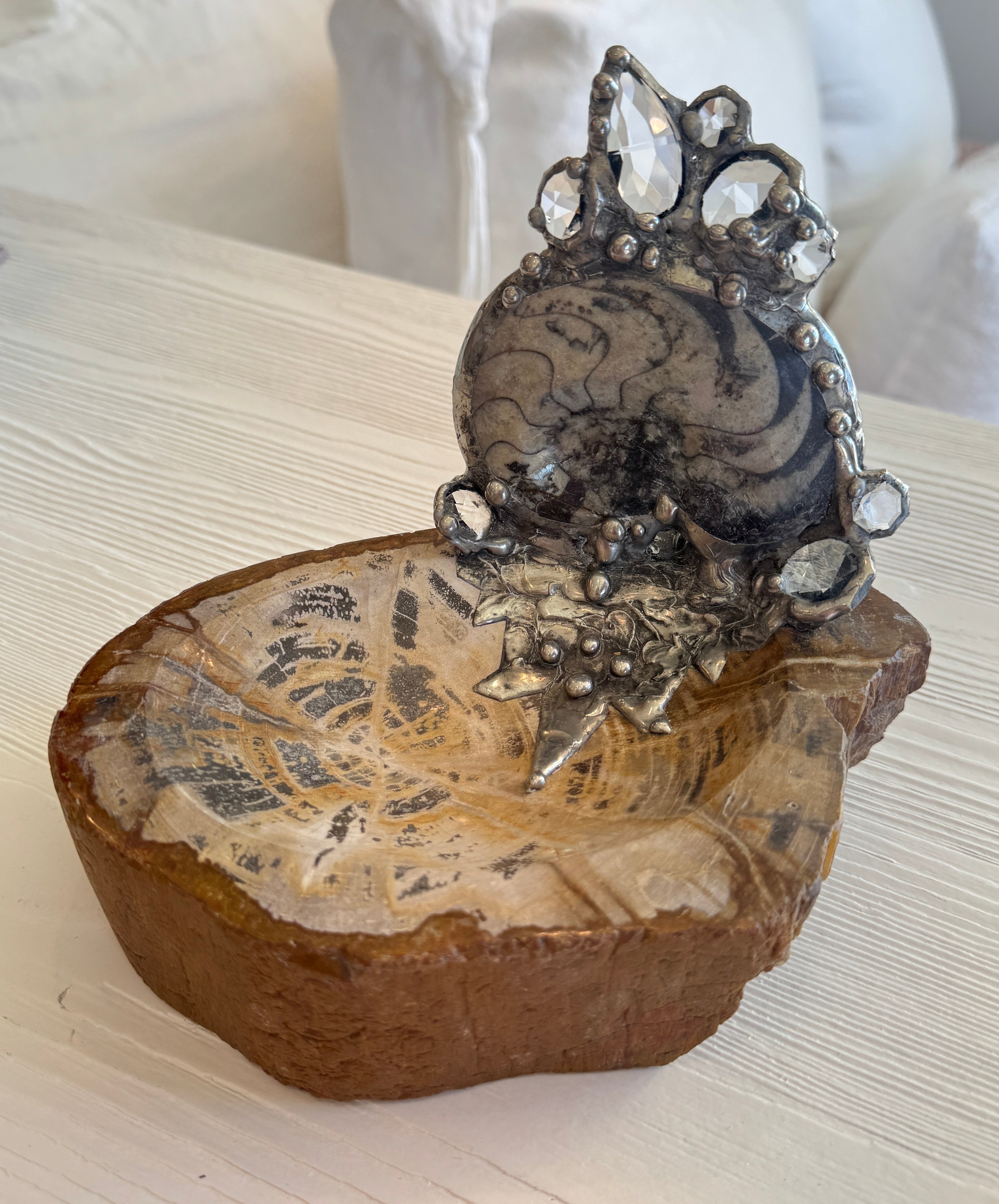 Small Petrified Wood Bowl