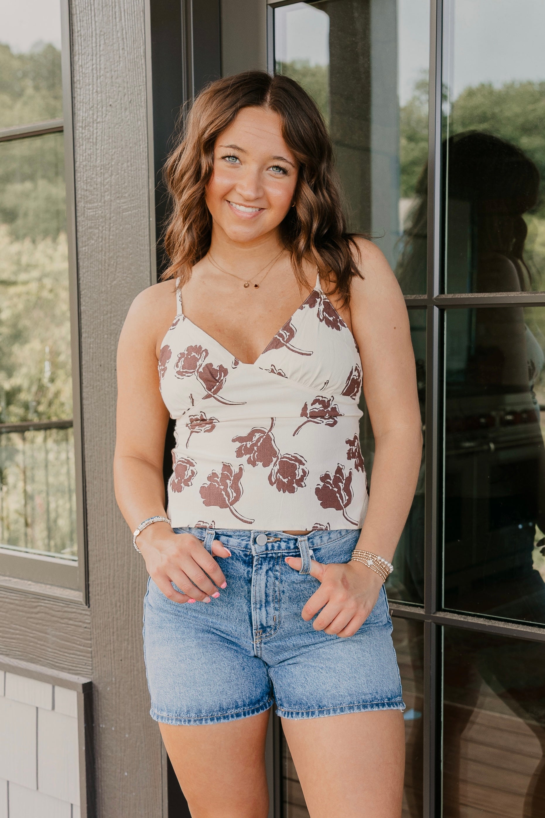 Free People Susie Printed Top - Final Sale 25% off in cart