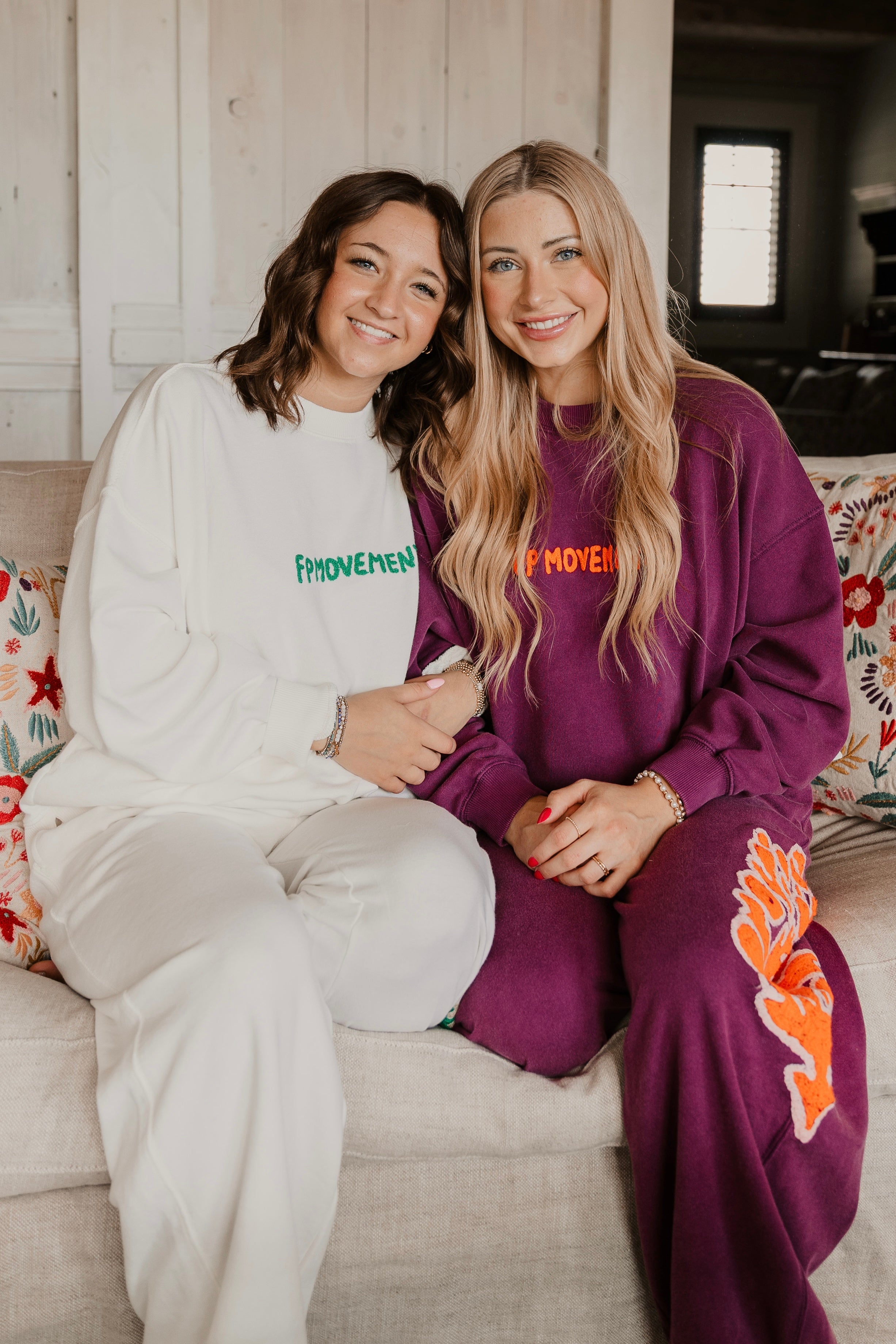 Free People All Star Embroidered Pullover