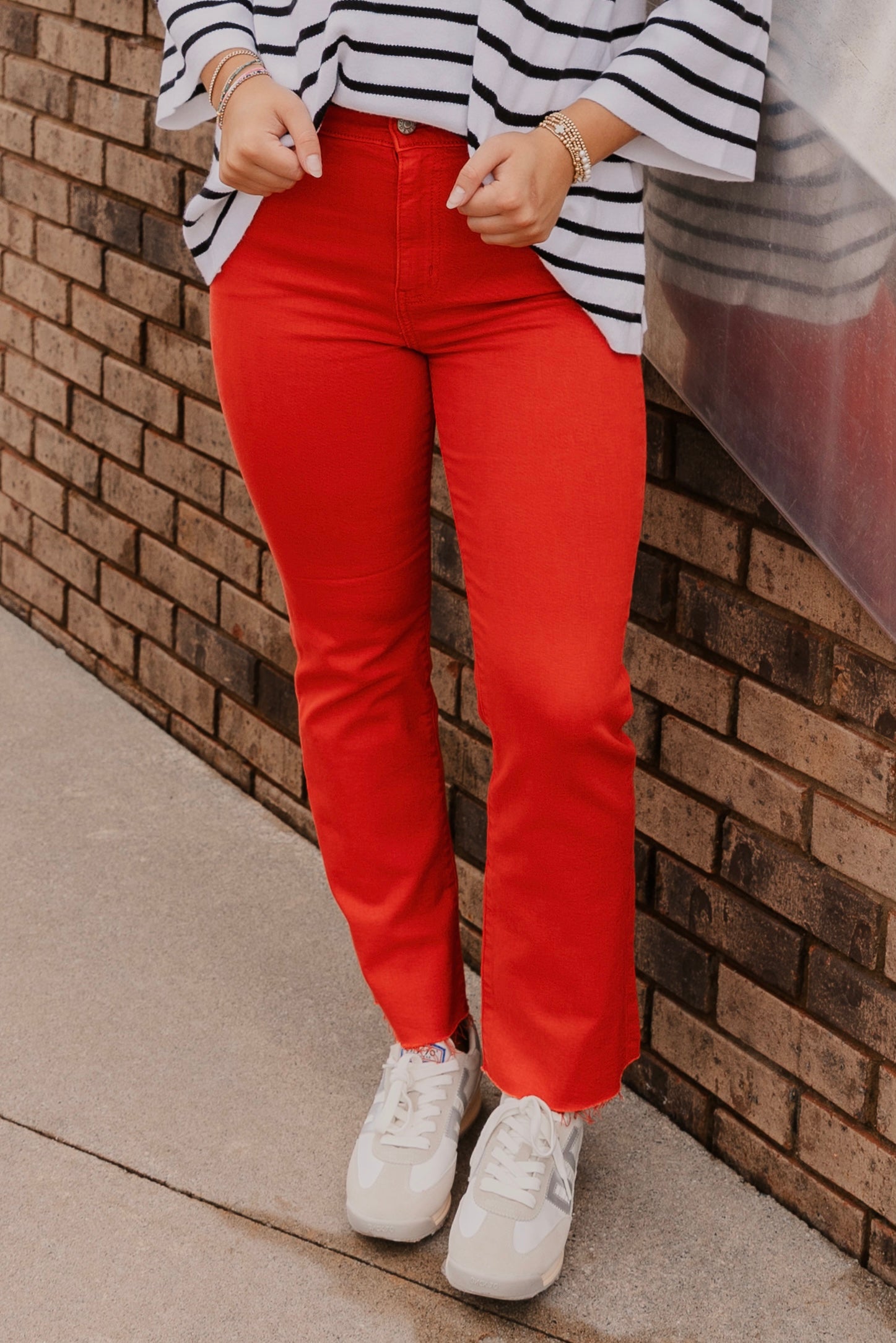 Daze Shy Girl High Rise Crop Flare