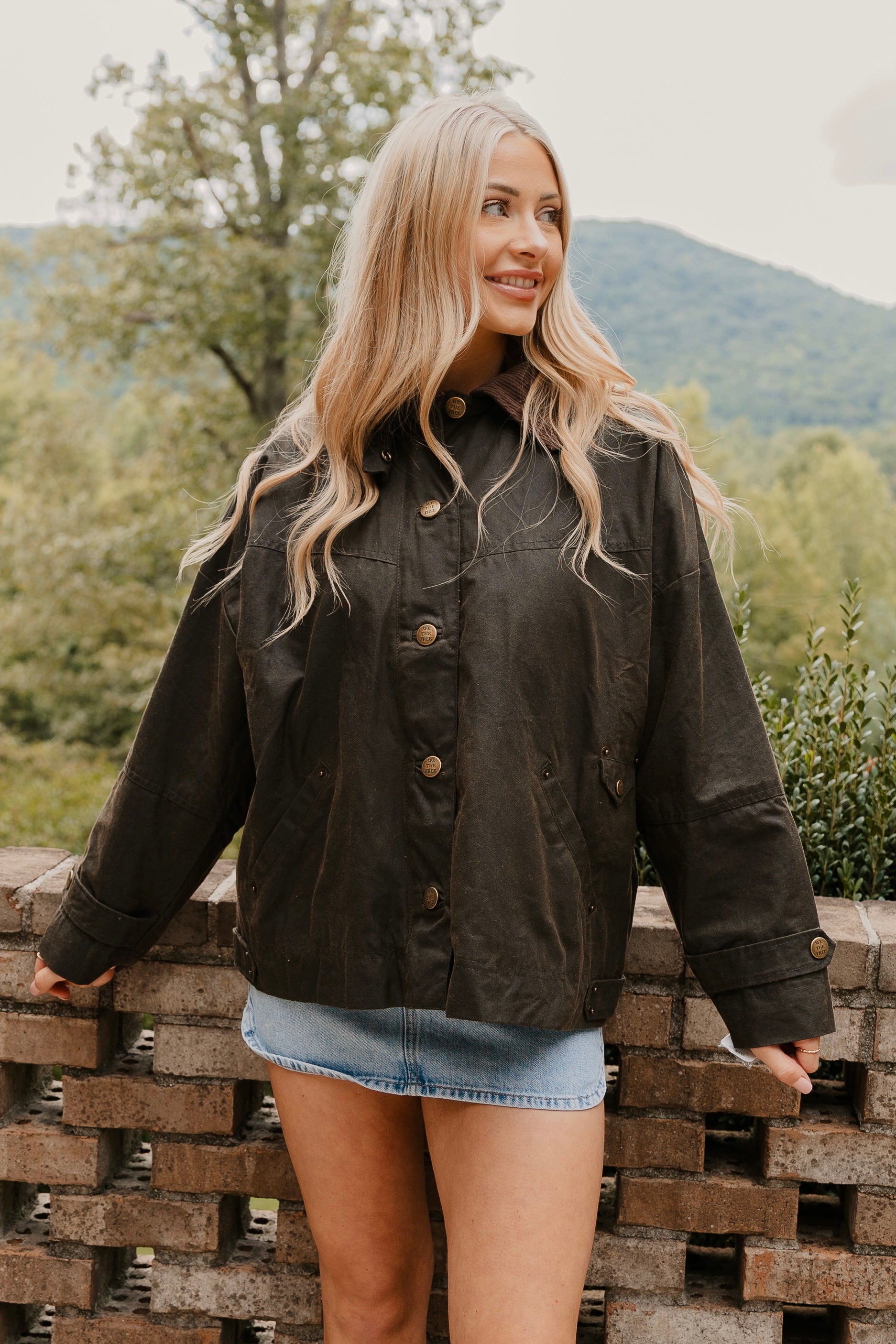 Free People Cori Waxed Jacket