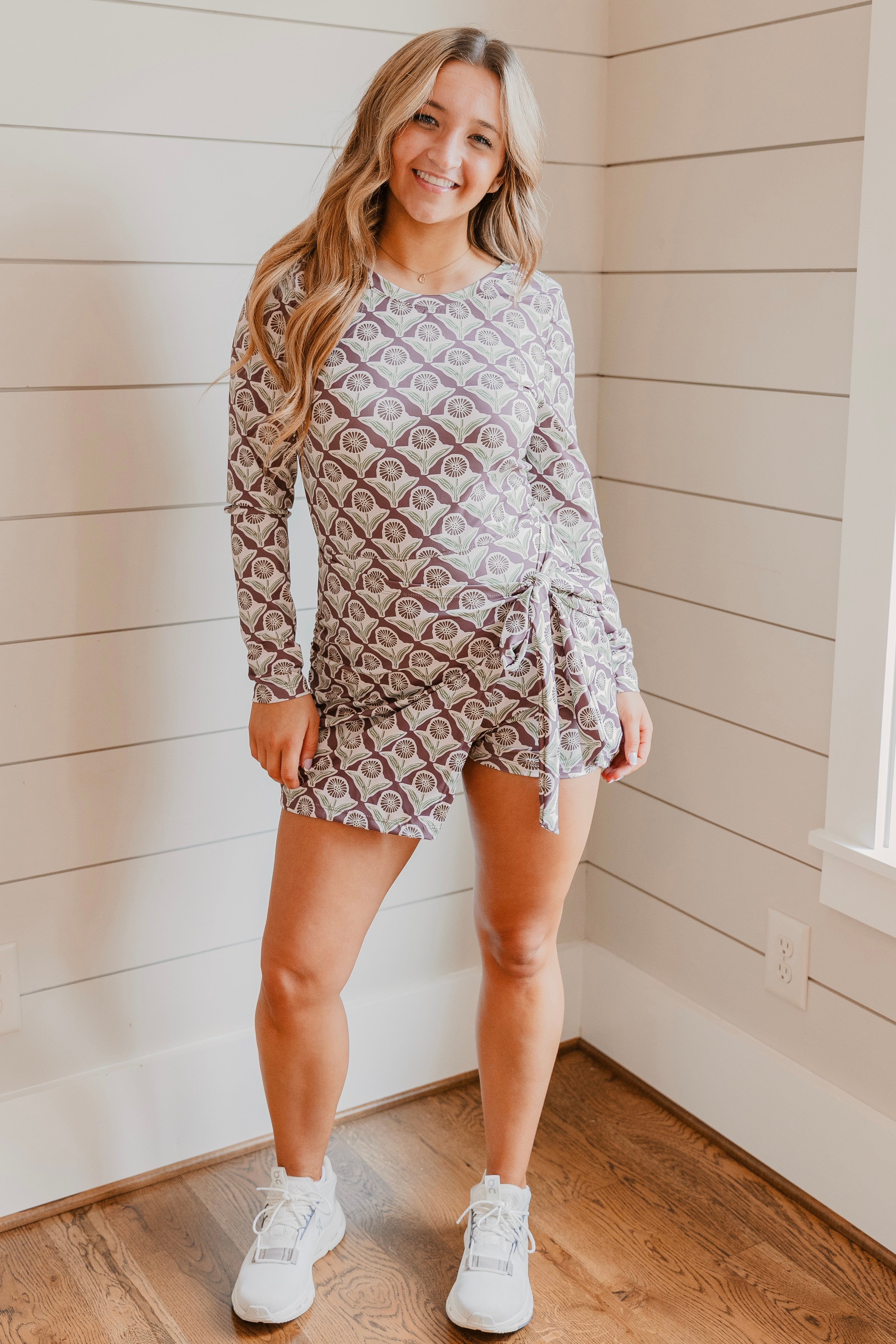 Cassidy Bodycon Athletic Wrap Skirt Dress