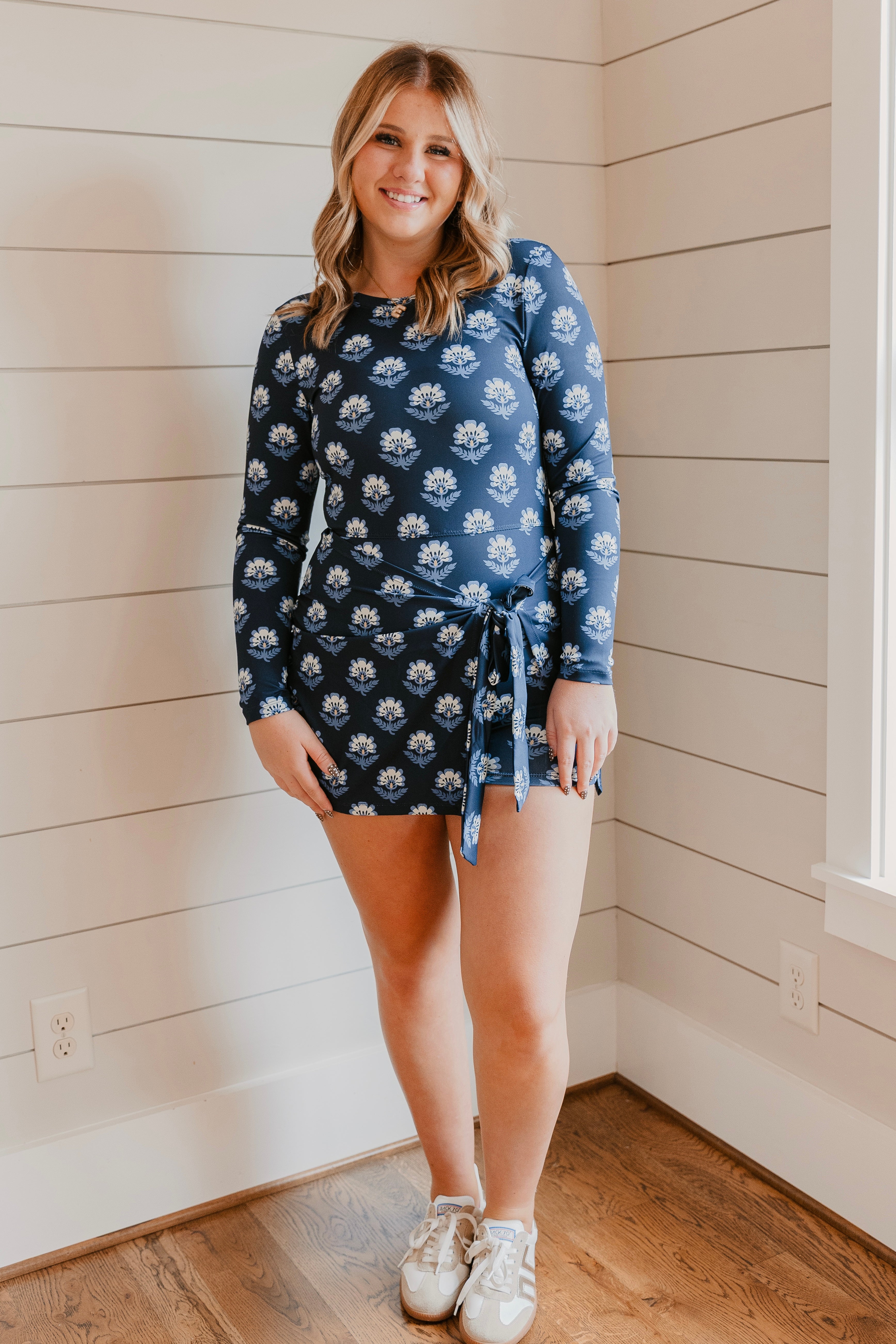 Cassidy Bodycon Athletic Wrap Skirt Dress