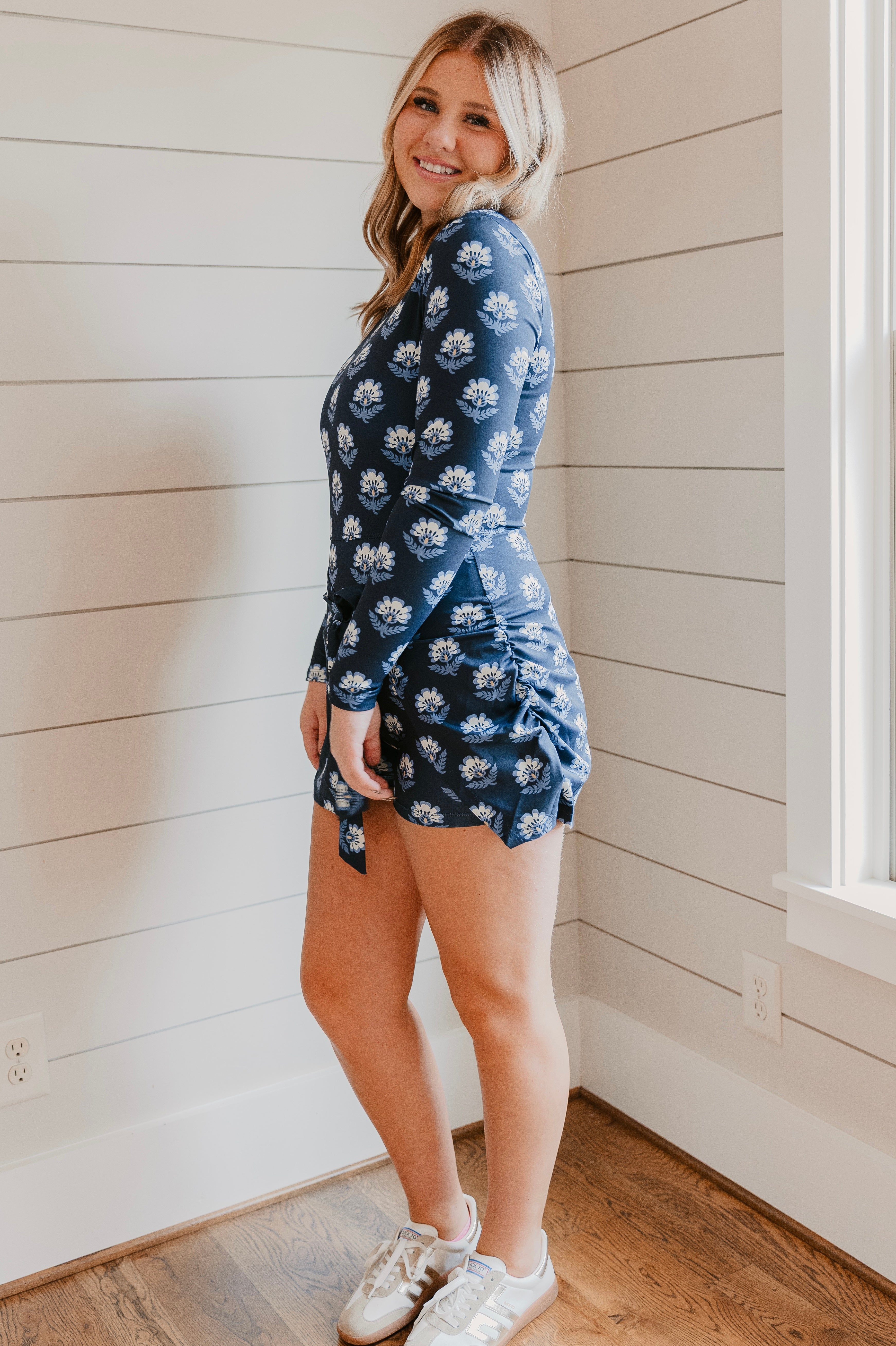 Cassidy Bodycon Athletic Wrap Skirt Dress