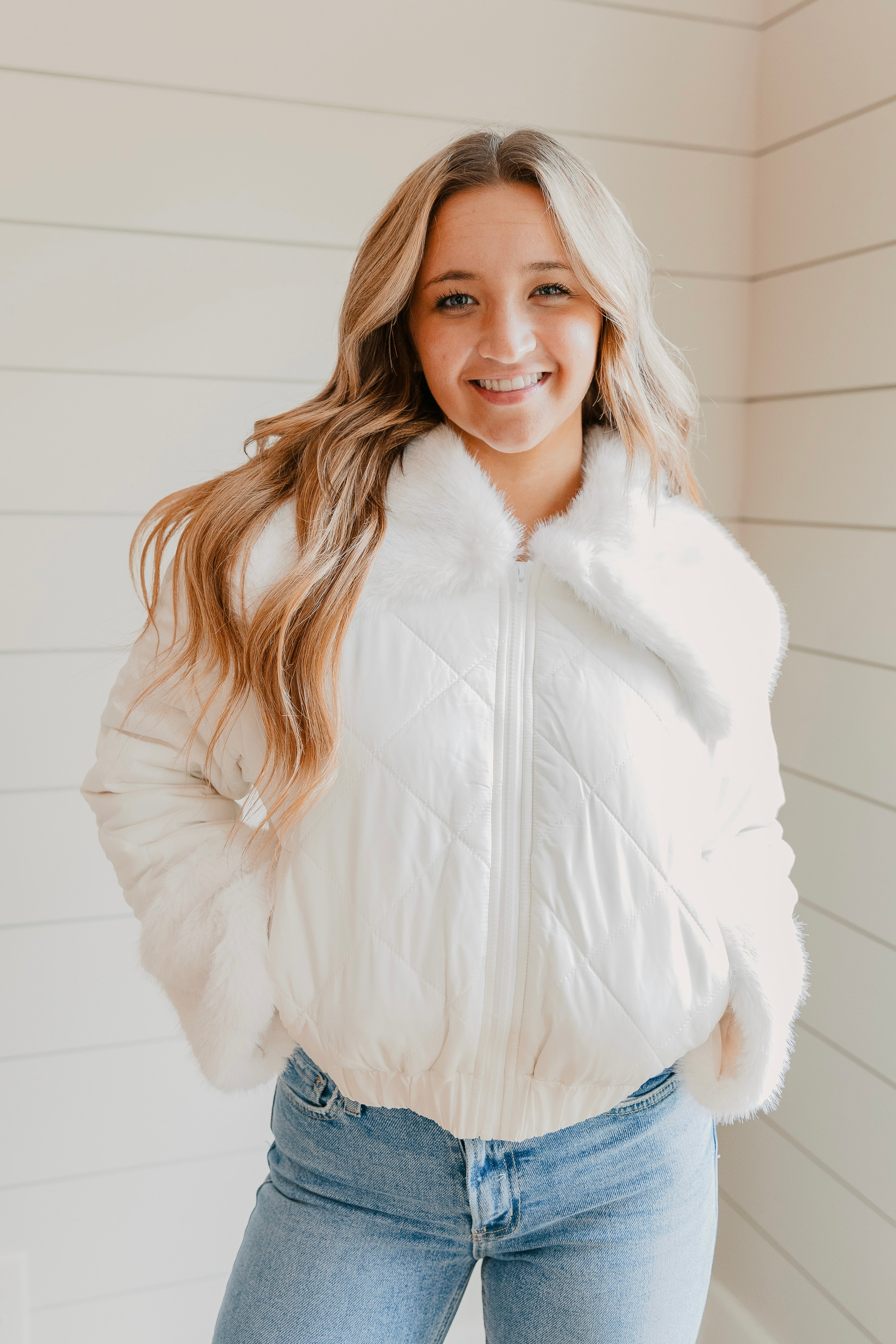 Hadleigh Fur Trimmed Puffer Jacket