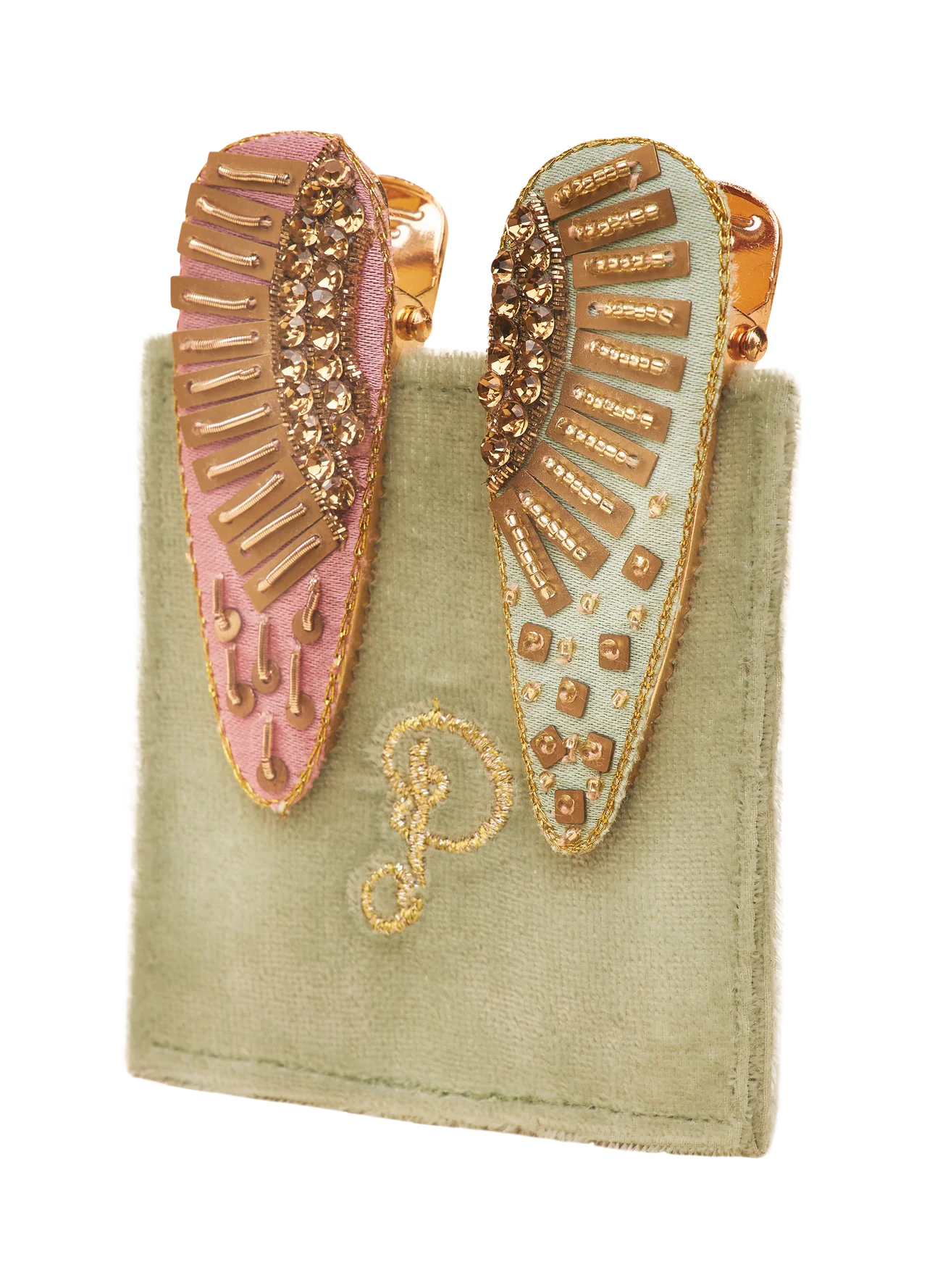 Jewelled Hair Clips Set