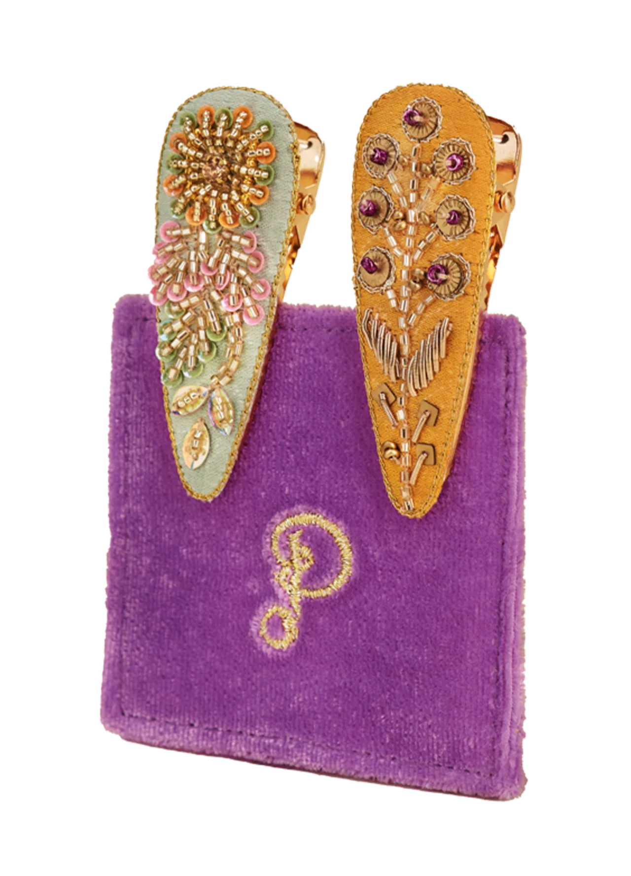 Jewelled Hair Clips Set