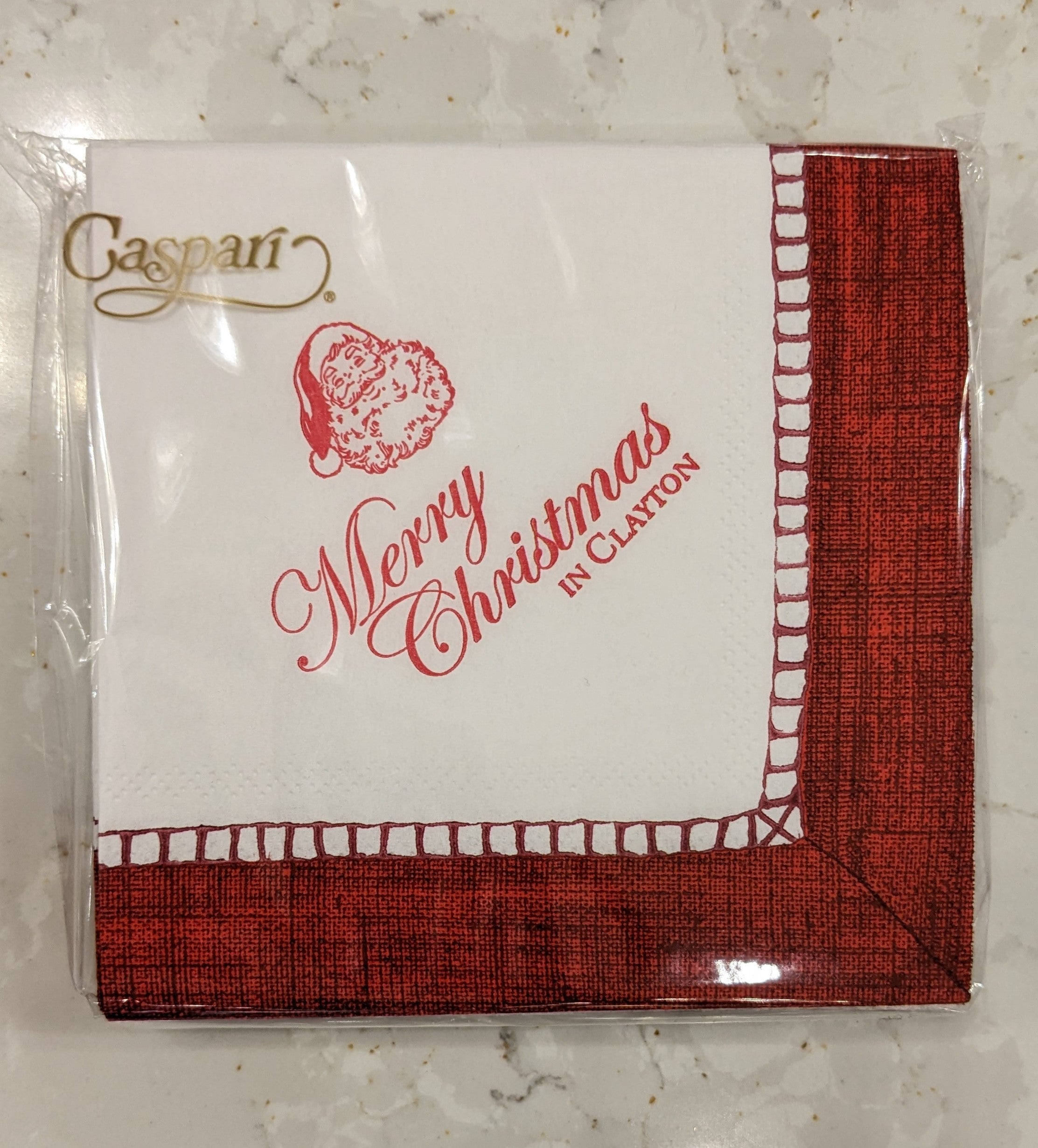 Merry Christmas in Clayton Napkins