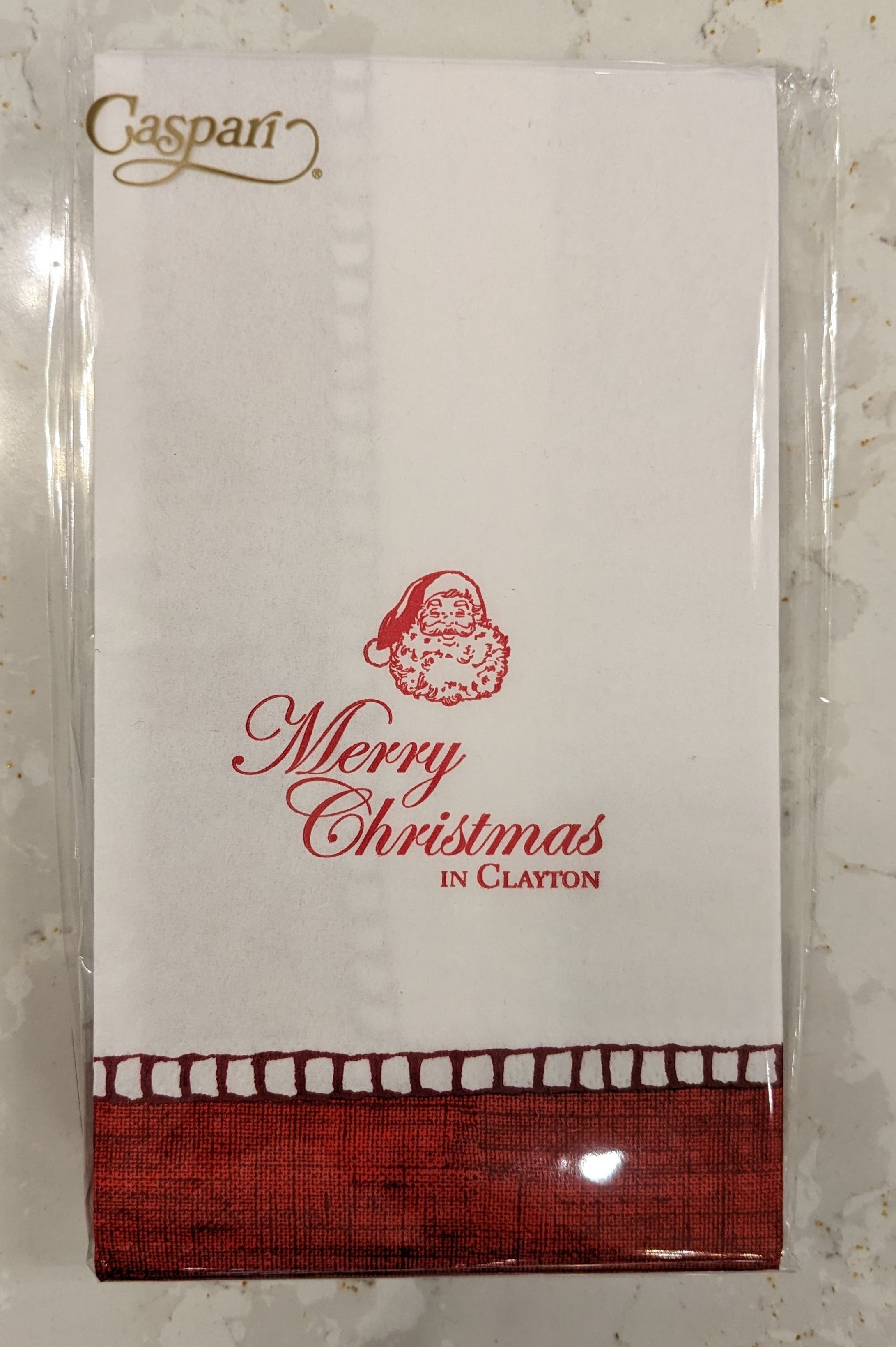 Merry Christmas in Clayton Napkins