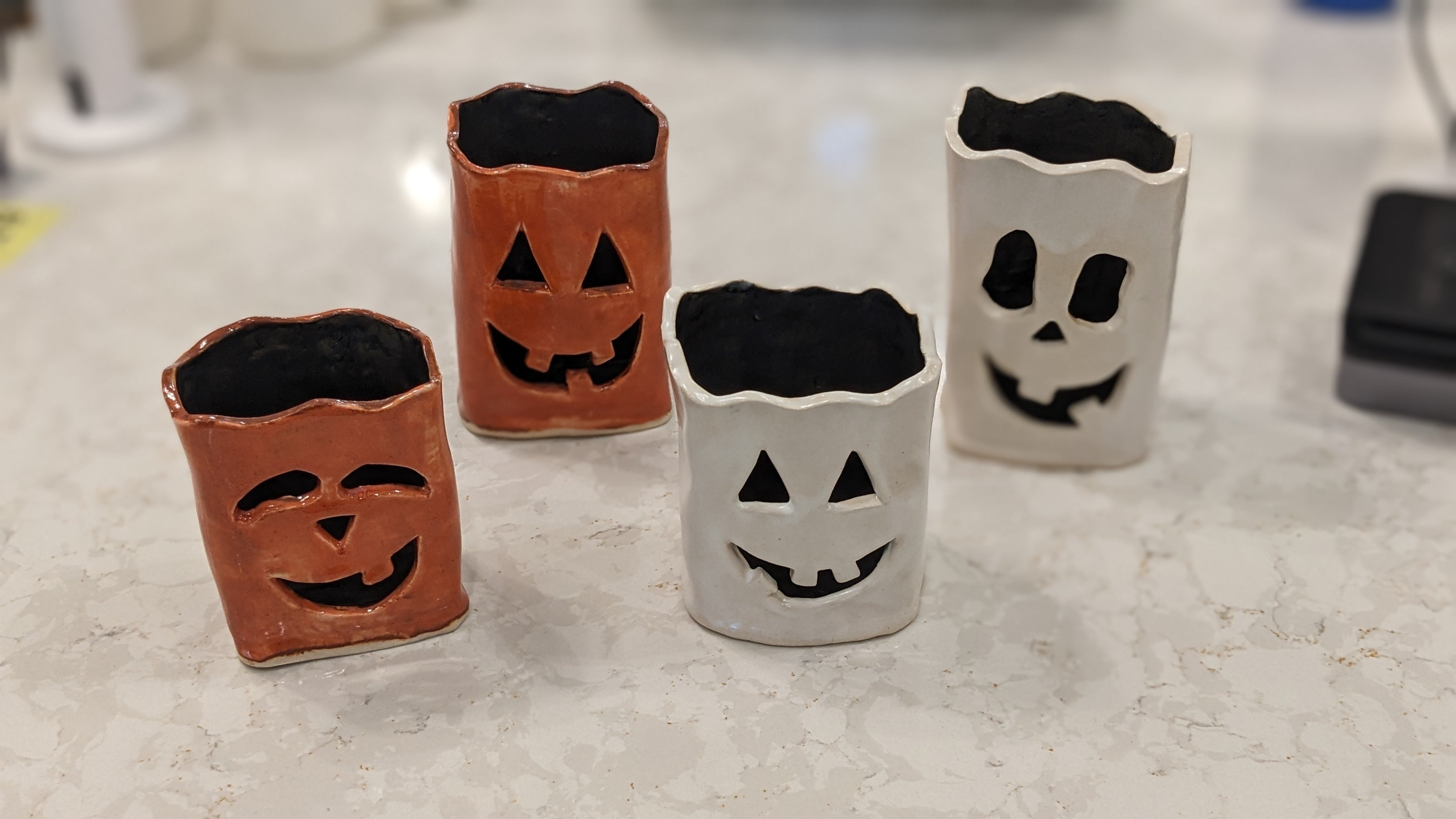 Alex Clay Originals Pumkin Tea Light Holders