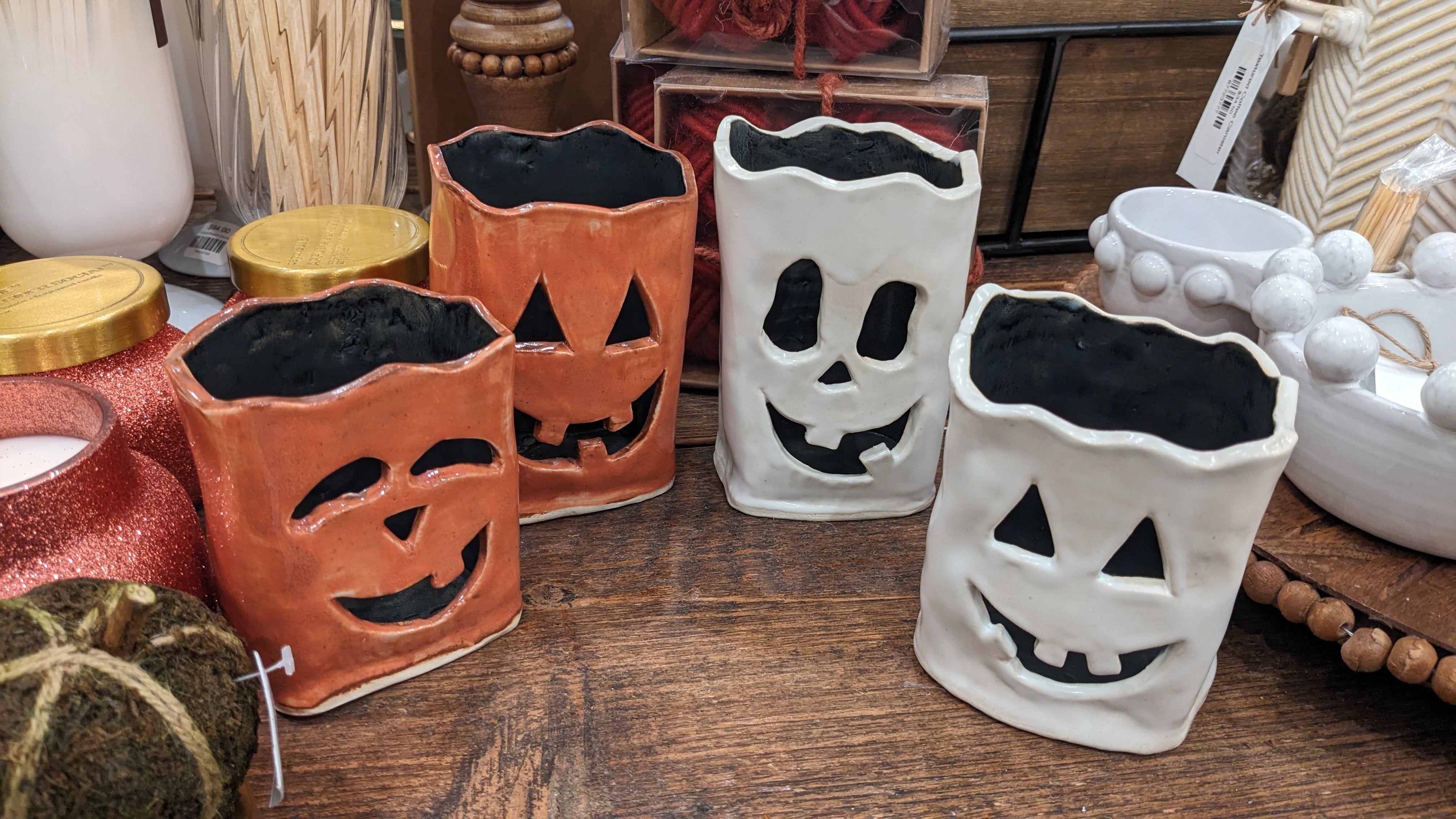 Alex Clay Originals Pumkin Tea Light Holders