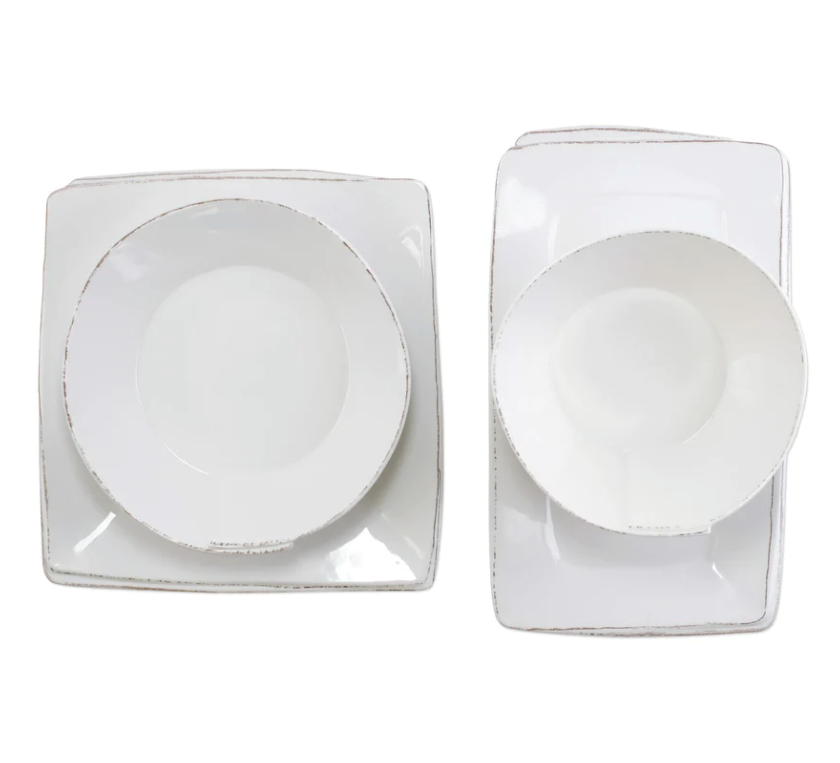 Vietri Lastra Melamine Large Stacking Serving Bowl