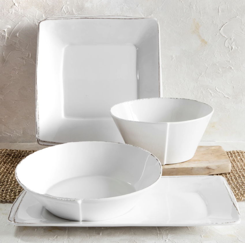 Vietri Lastra Melamine Large Stacking Serving Bowl