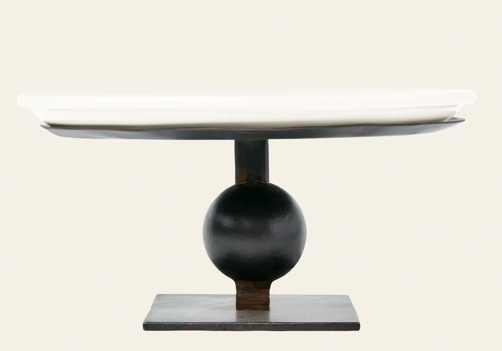 Jan Barboglio Ceramica Blanca Redonda