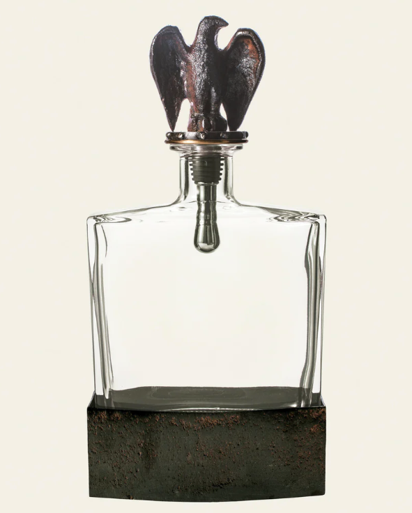 Jan Barboglio Aguila Decanter with Eagle Topper