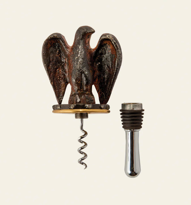 Jan Barboglio Aguila Decanter with Eagle Topper