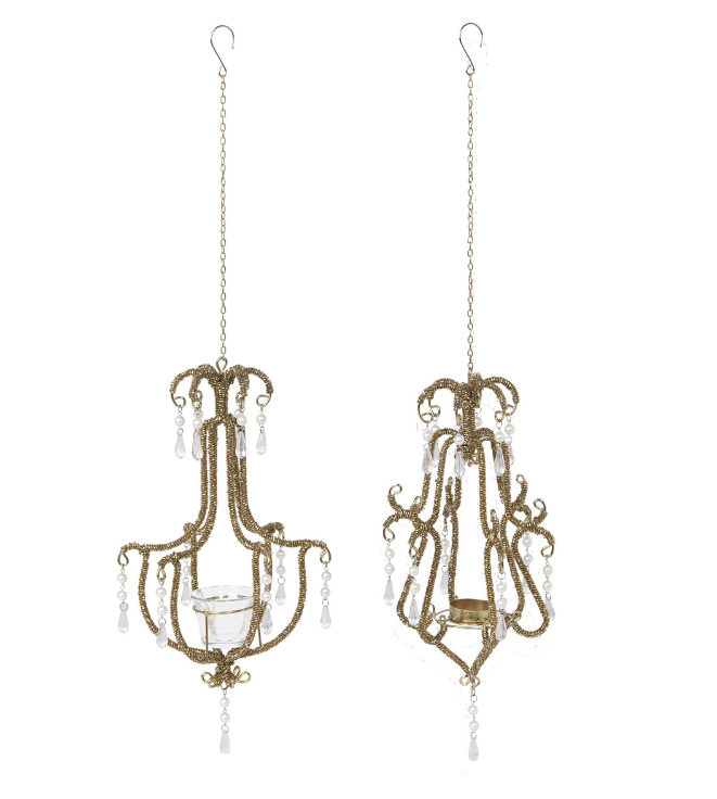 Ballroom Chandelier Beaded Ornament